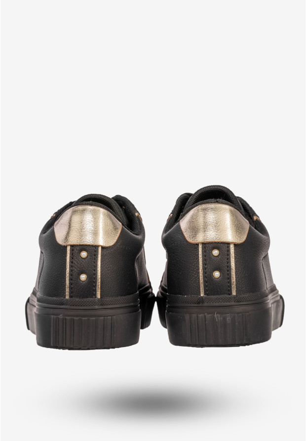 Sneakersy Damskie BIG STAR Buty Sportowe Półbuty Czarne SS274025