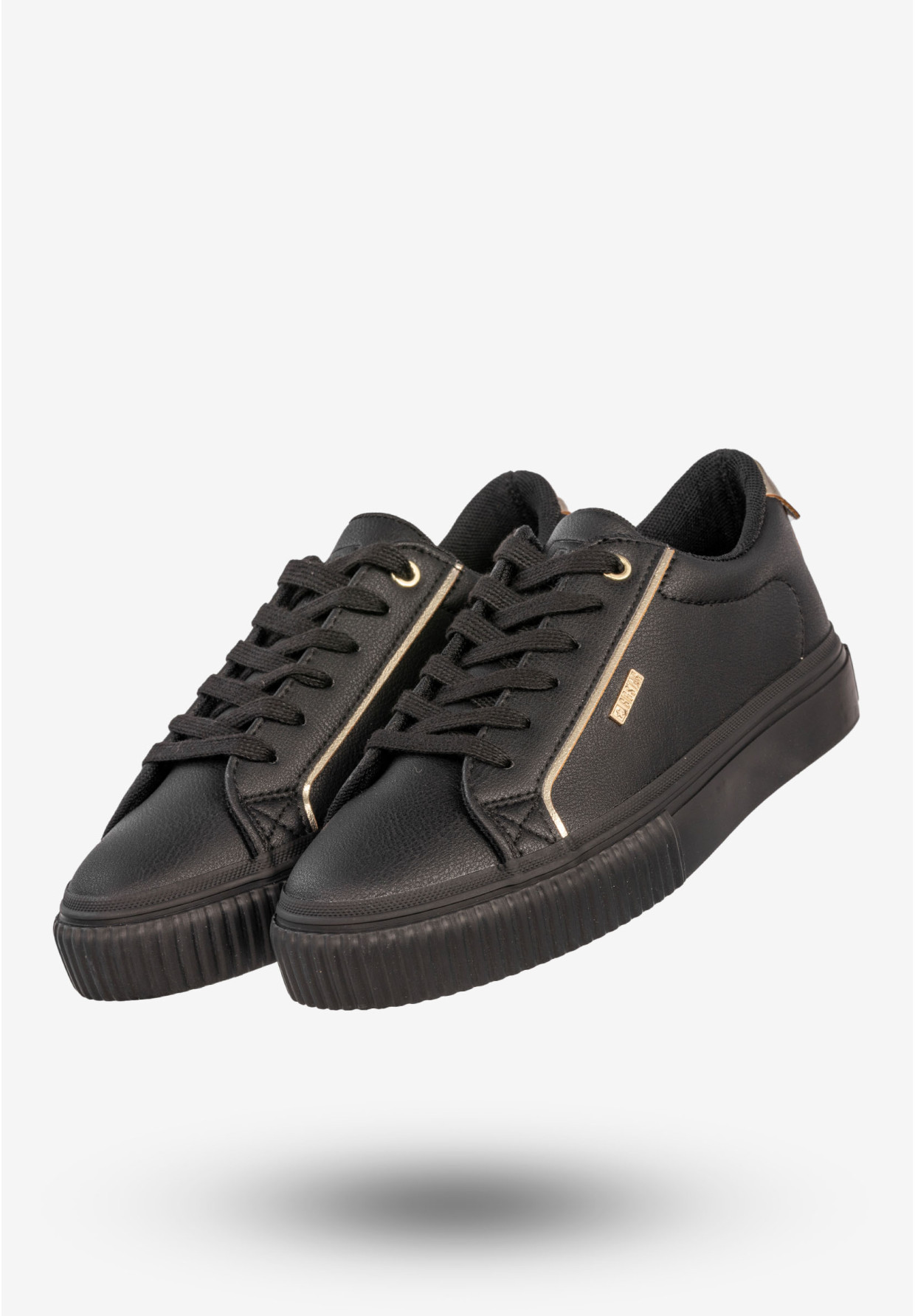 Sneakersy Damskie BIG STAR Buty Sportowe Półbuty Czarne SS274025