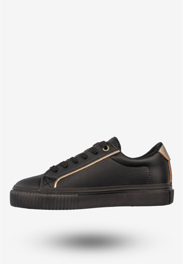 Sneakersy Damskie BIG STAR Buty Sportowe Półbuty Czarne SS274025