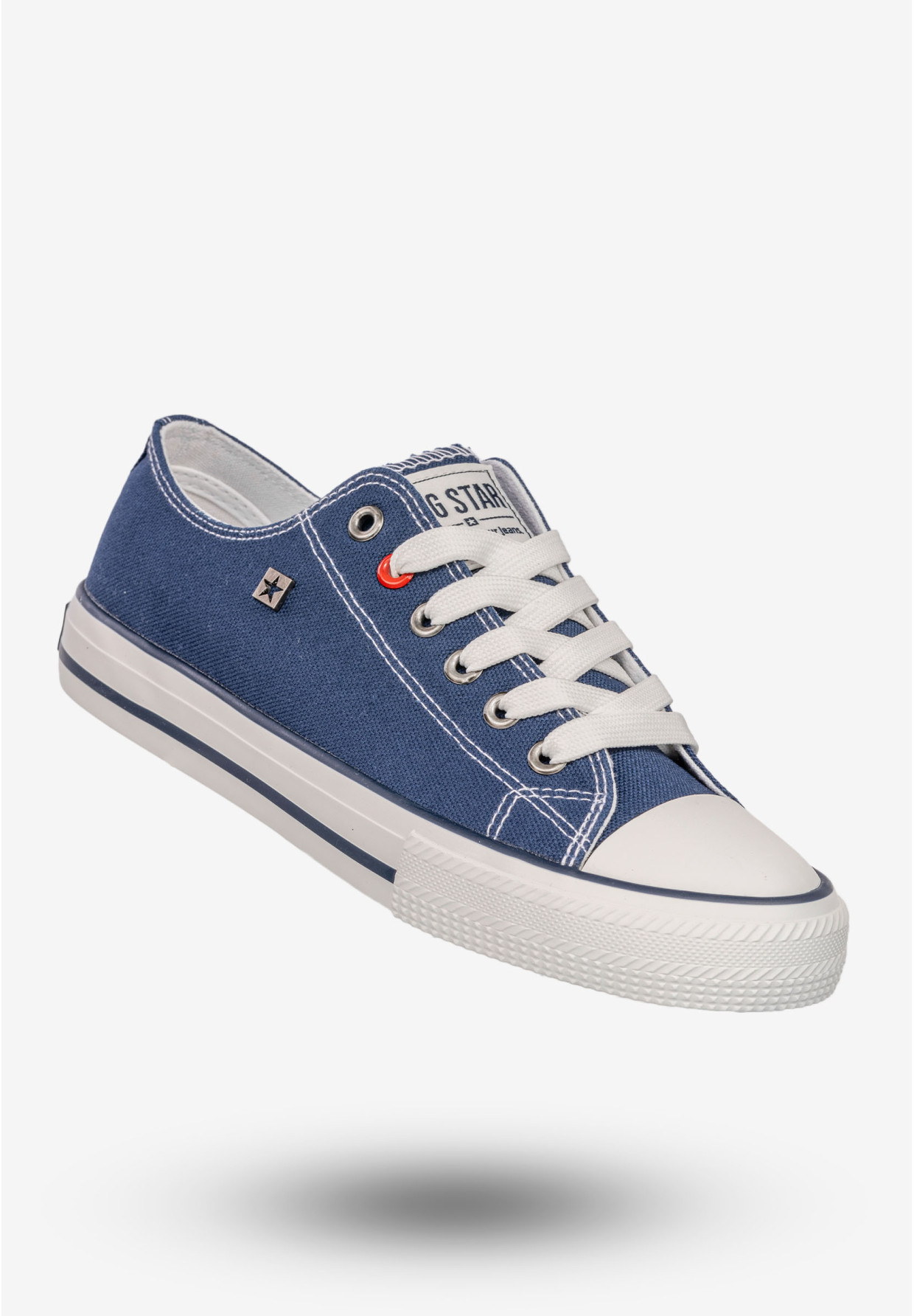 Trampki Damskie BIG STAR Buty Sportowe Niskie Granatowe NN274653