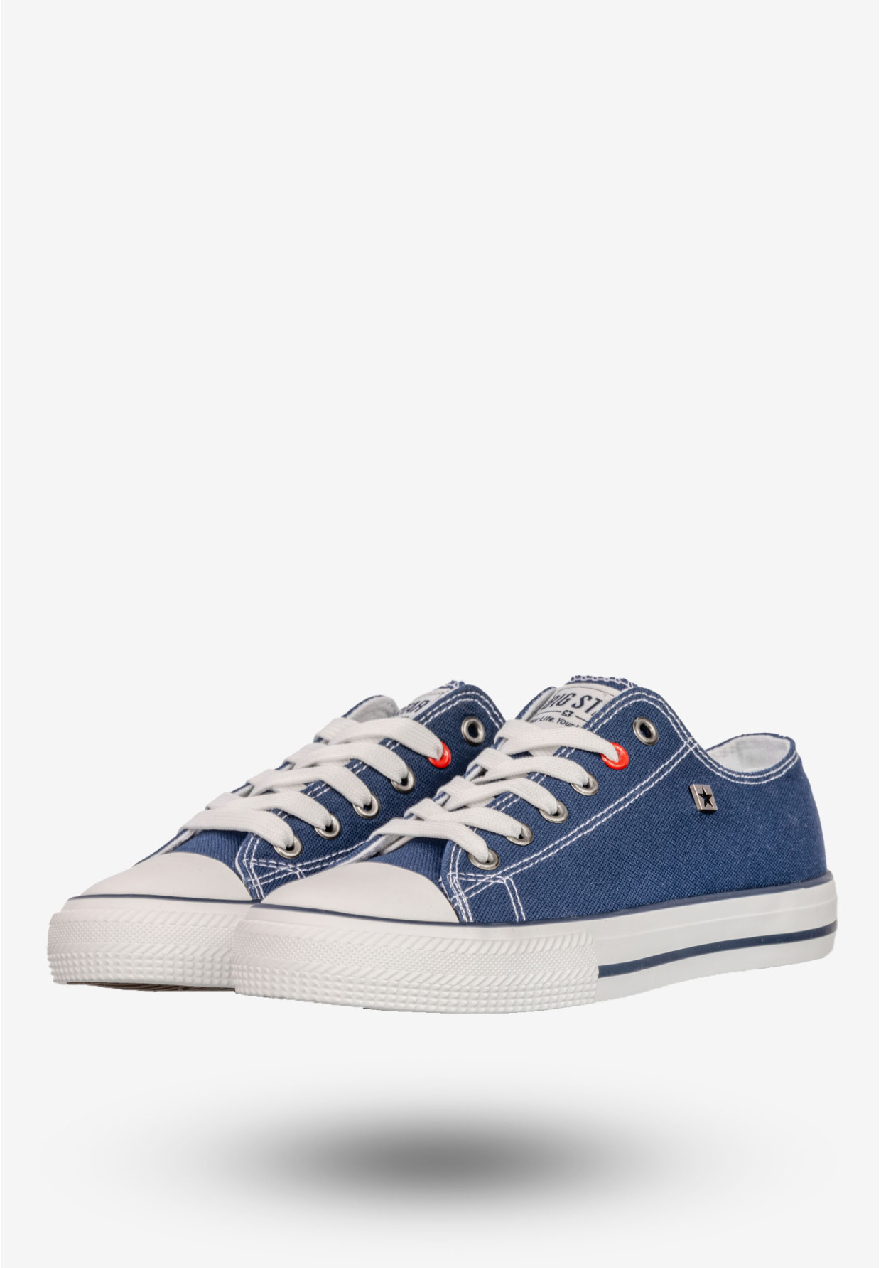 Trampki Damskie BIG STAR Buty Sportowe Niskie Granatowe NN274653