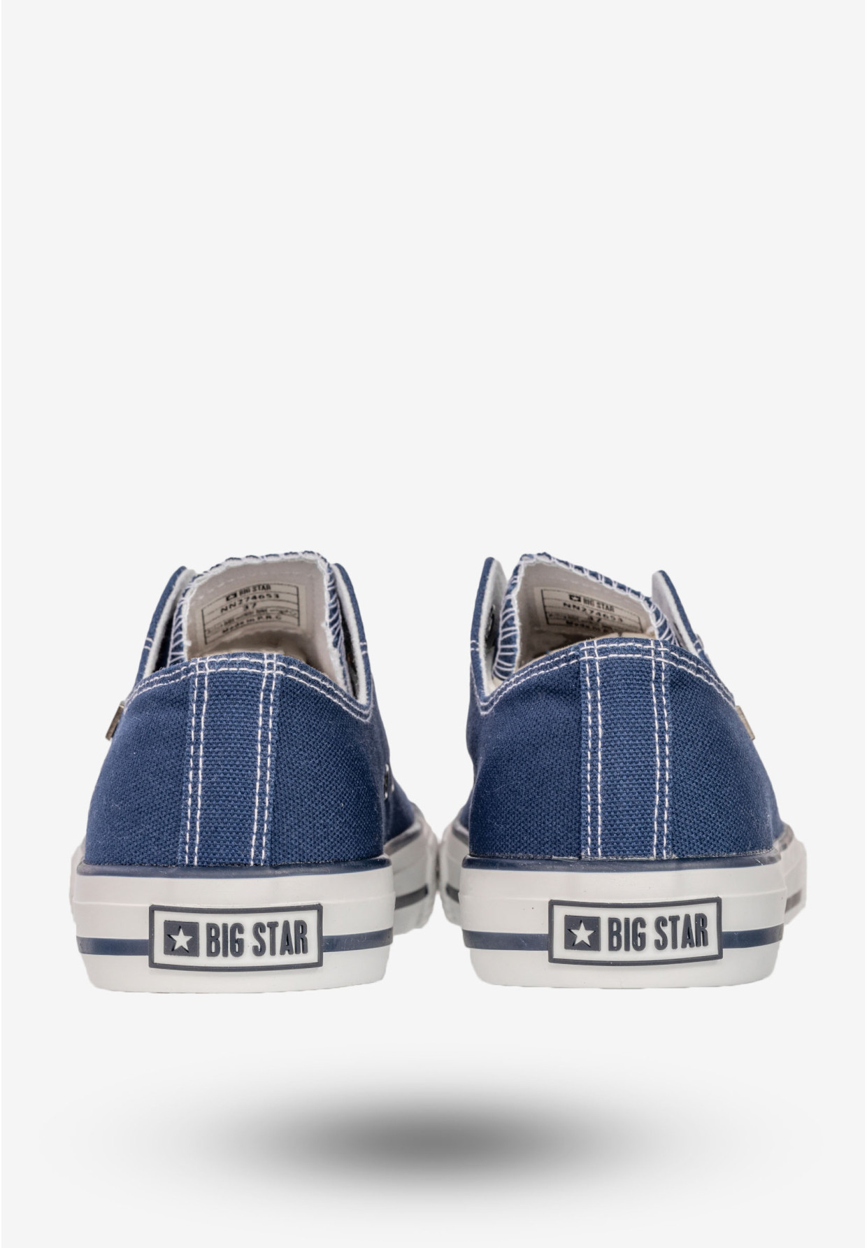 Trampki Damskie BIG STAR Buty Sportowe Niskie Granatowe NN274653