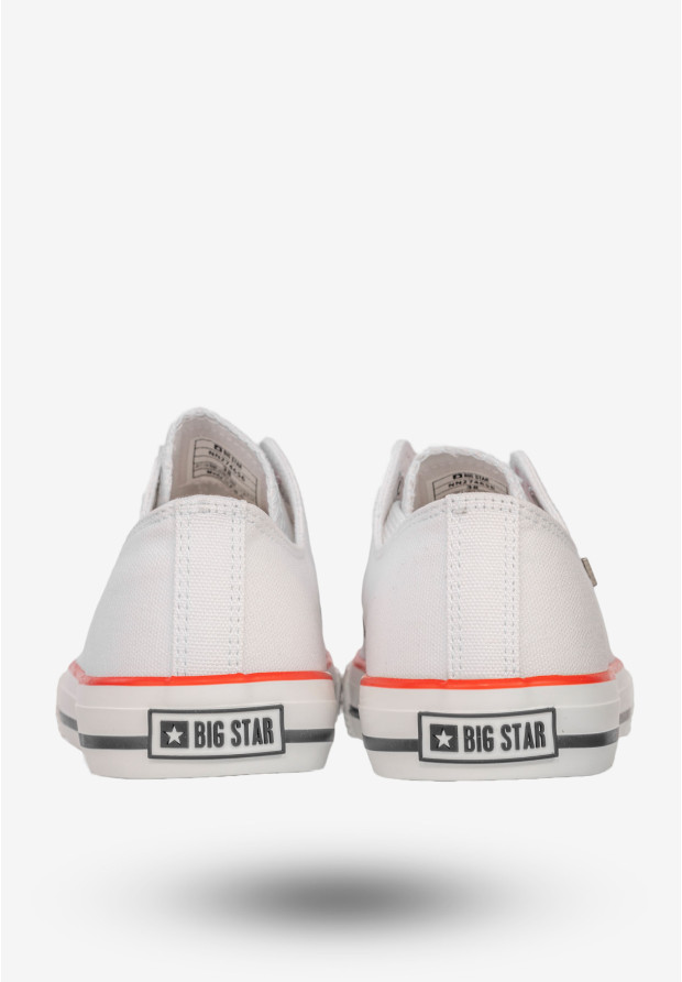Trampki Damskie BIG STAR Buty Sportowe Niskie Białe NN274656