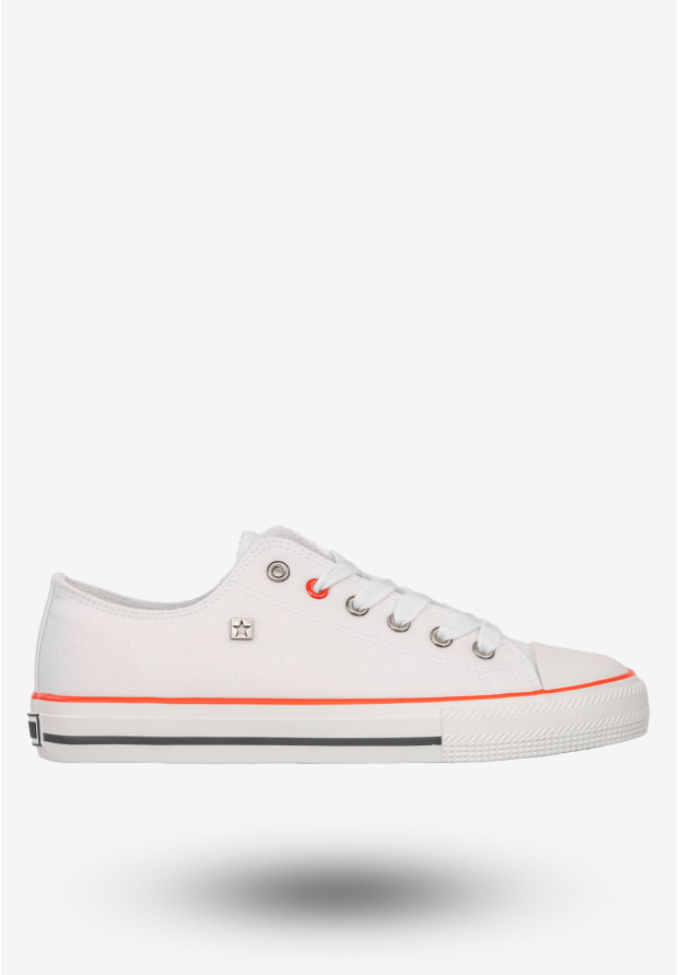Trampki Damskie BIG STAR Buty Sportowe Niskie Białe NN274656