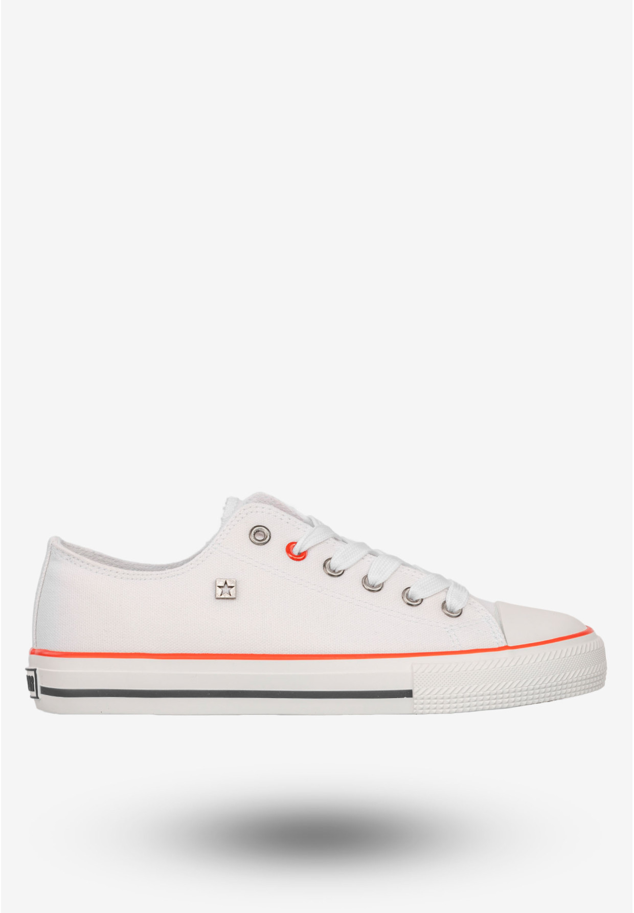 Trampki Damskie BIG STAR Buty Sportowe Niskie Białe NN274656