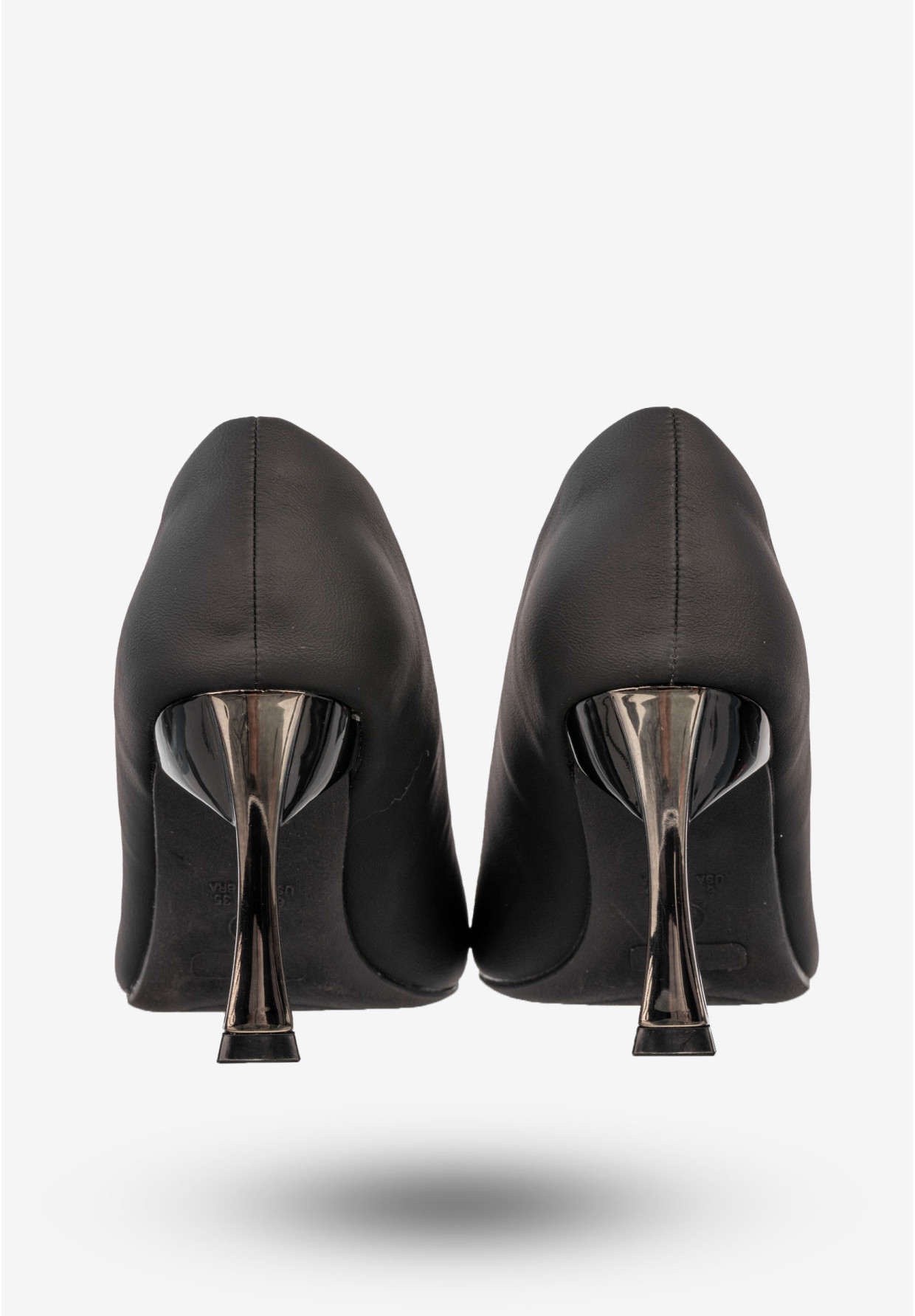 Szpilki Damskie Ekoskóra Buty Na Obcasie Eleganckie Czarne Potocki