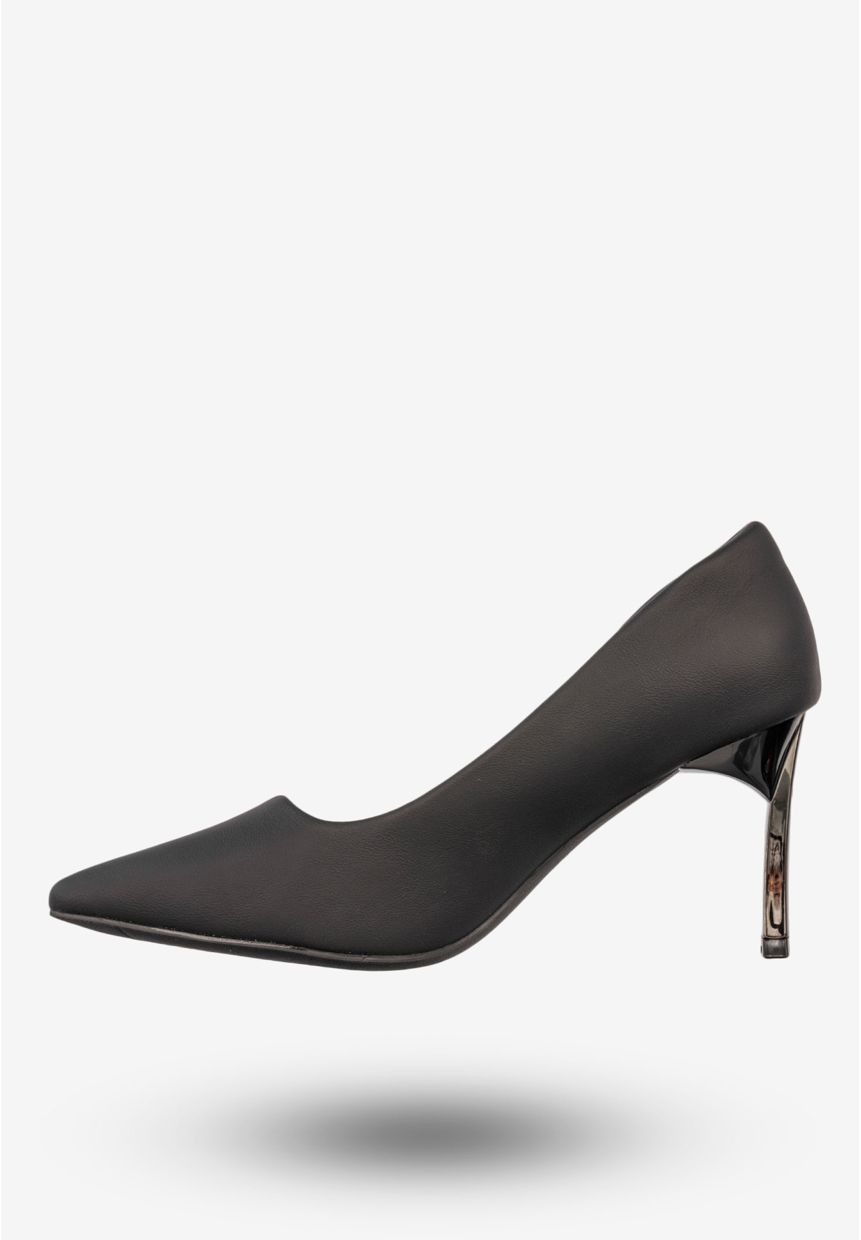 Szpilki Damskie Ekoskóra Buty Na Obcasie Eleganckie Czarne Potocki