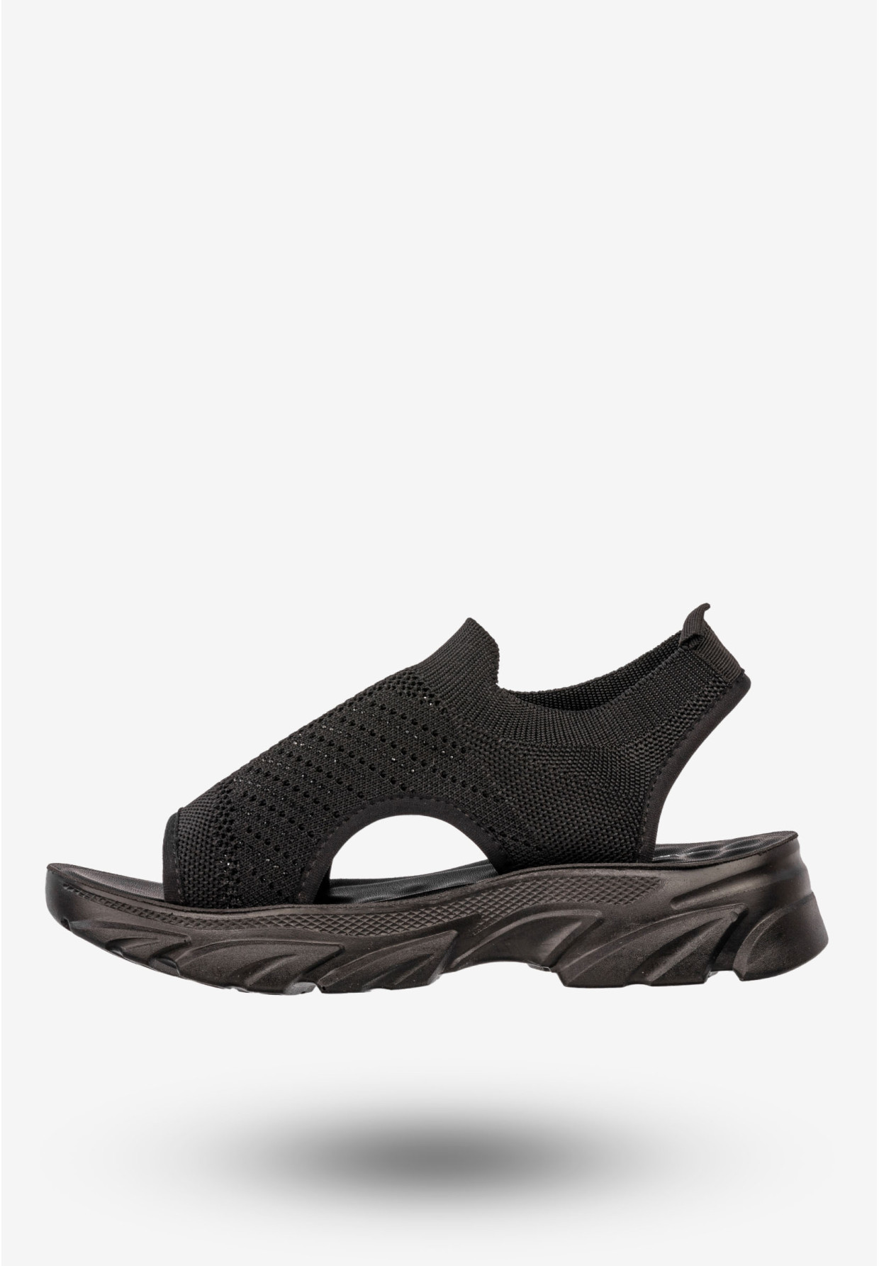 Sandały Damskie Buty Letnie Lekkie Wsuwane Czarne Potocki