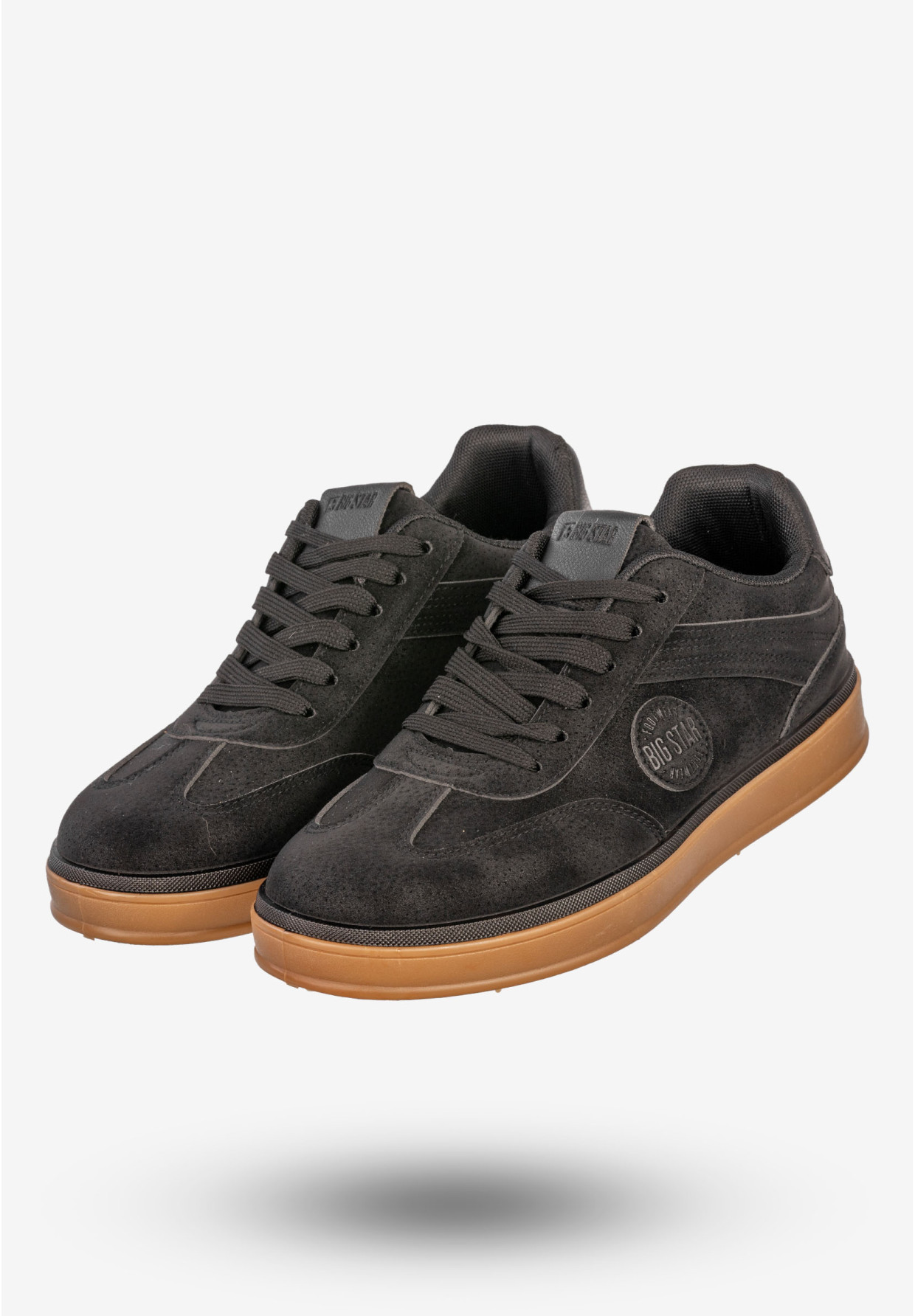 Sneakersy Męskie BIG STAR Buty Sportowe Miejskie Półbuty Czarne SS174019