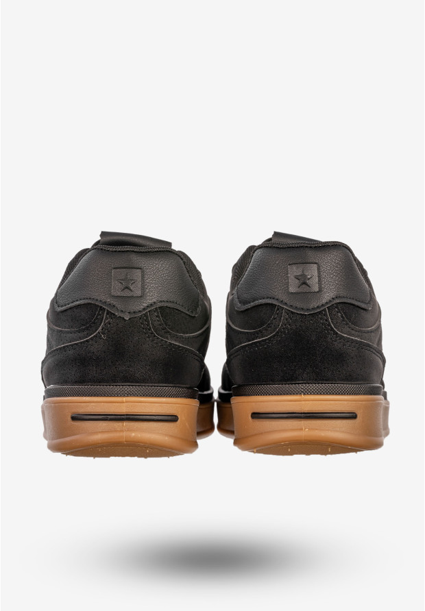 Sneakersy Męskie BIG STAR Buty Sportowe Miejskie Półbuty Czarne SS174019