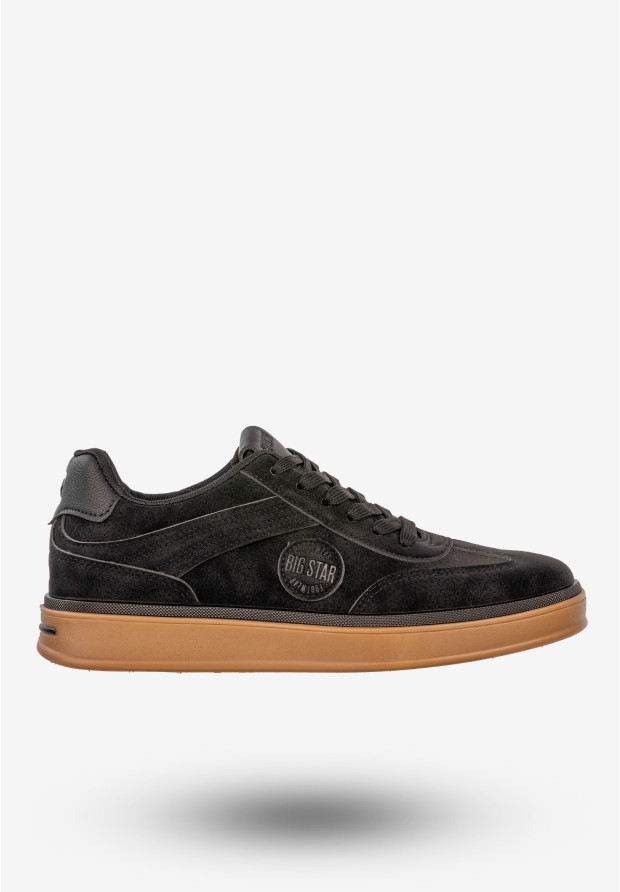 Sneakersy Męskie BIG STAR Buty Sportowe Miejskie Półbuty Czarne SS174019