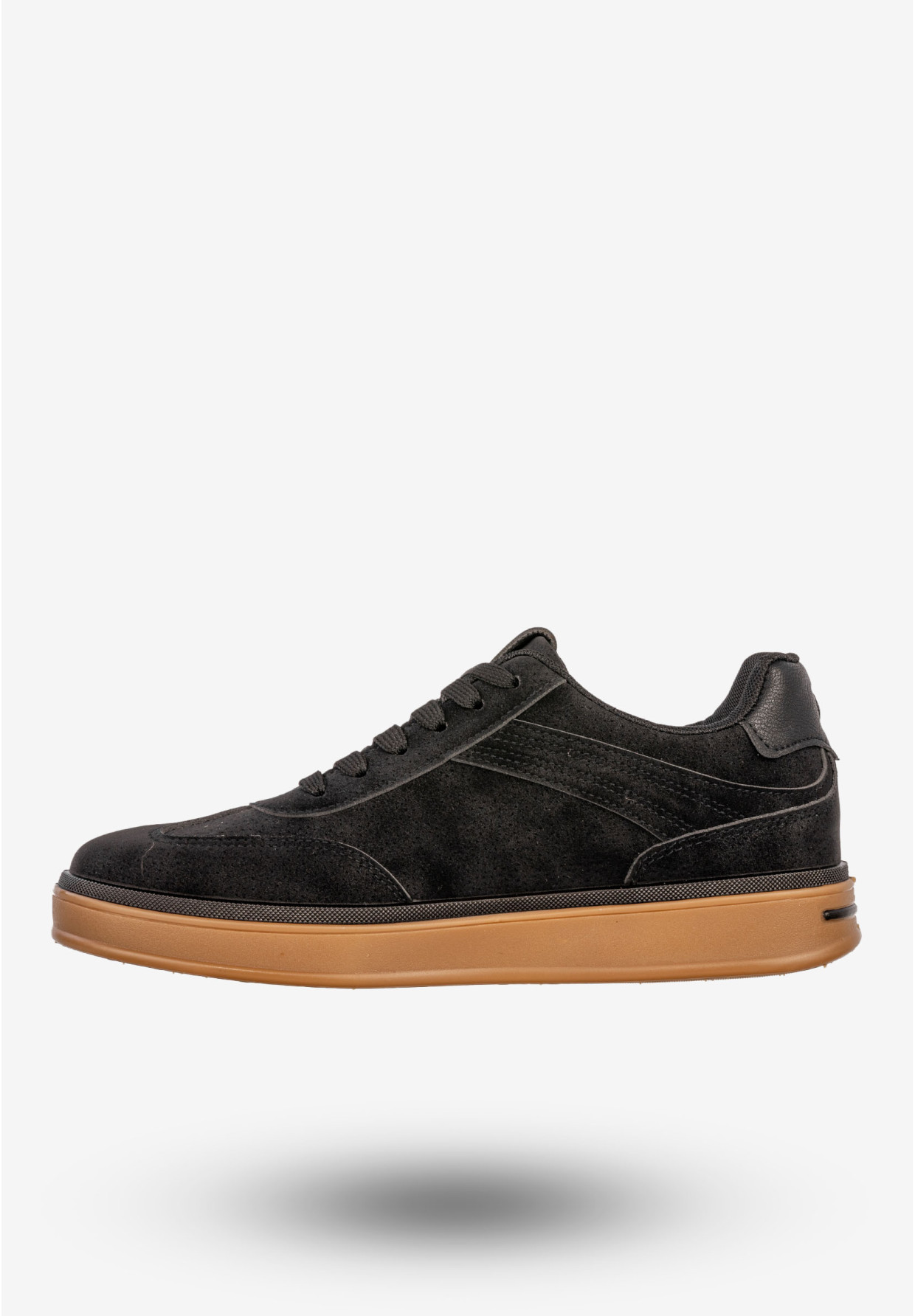 Sneakersy Męskie BIG STAR Buty Sportowe Miejskie Półbuty Czarne SS174019