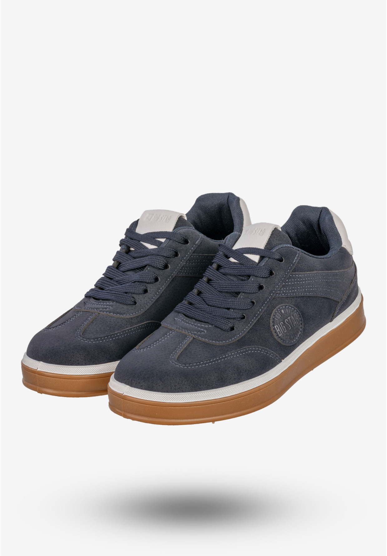 Sneakersy Męskie BIG STAR Buty Sportowe Miejskie Półbuty Granatowe SS174021