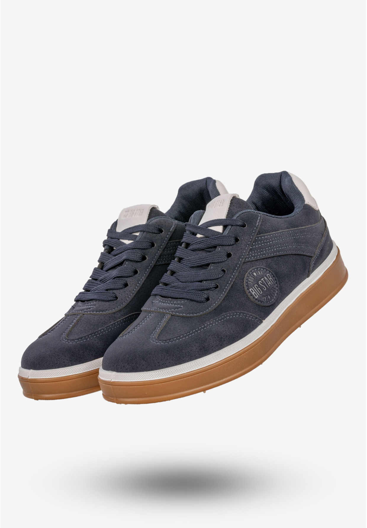 Sneakersy Męskie BIG STAR Buty Sportowe Miejskie Półbuty Granatowe SS174021