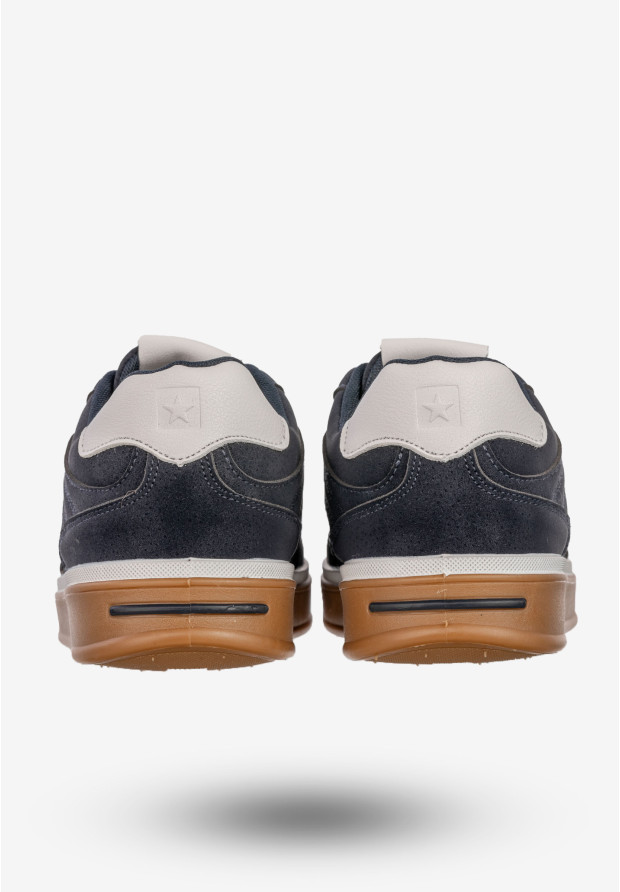 Sneakersy Męskie BIG STAR Buty Sportowe Miejskie Półbuty Granatowe SS174021