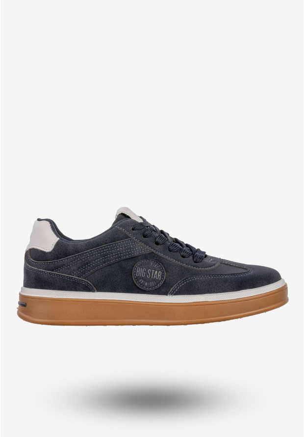 Sneakersy Męskie BIG STAR Buty Sportowe Miejskie Półbuty Granatowe SS174021