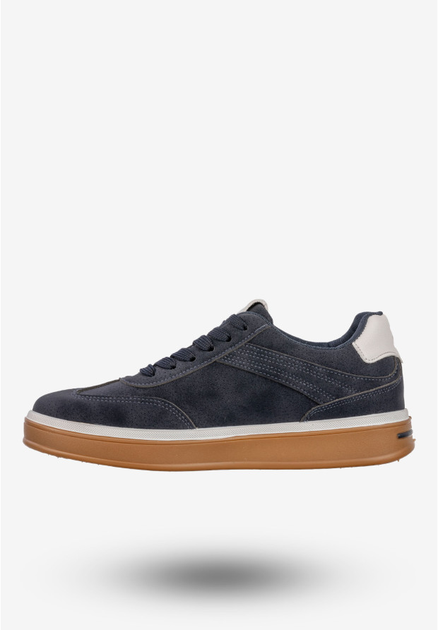 Sneakersy Męskie BIG STAR Buty Sportowe Miejskie Półbuty Granatowe SS174021