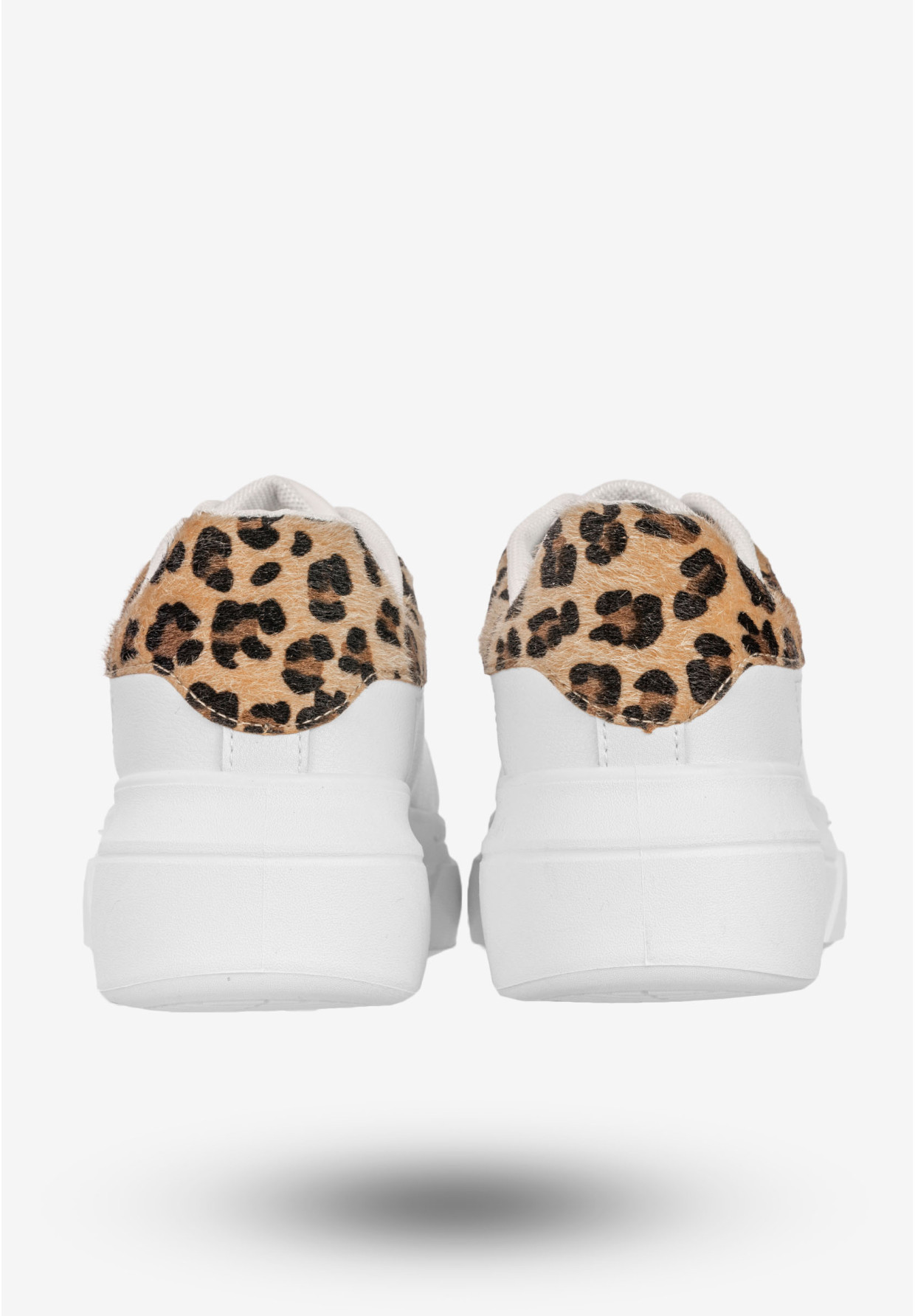 Sneakersy Damskie BIG STAR Buty Półbuty Sportowe Na Platformie Białe SS274244
