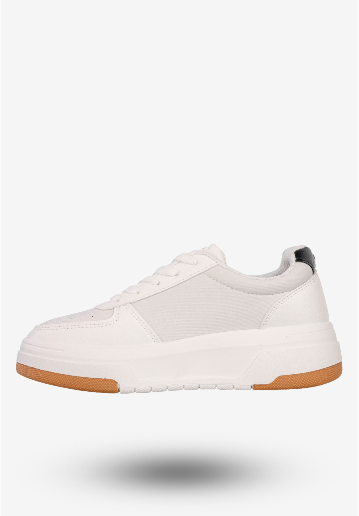 Sneakersy Damskie BIG STAR Ekoskóra Buty Sportowe Półbuty Białe RR274572