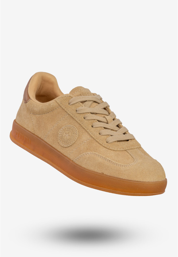 Beżowe sneakersy damskie BIG STAR RR274849