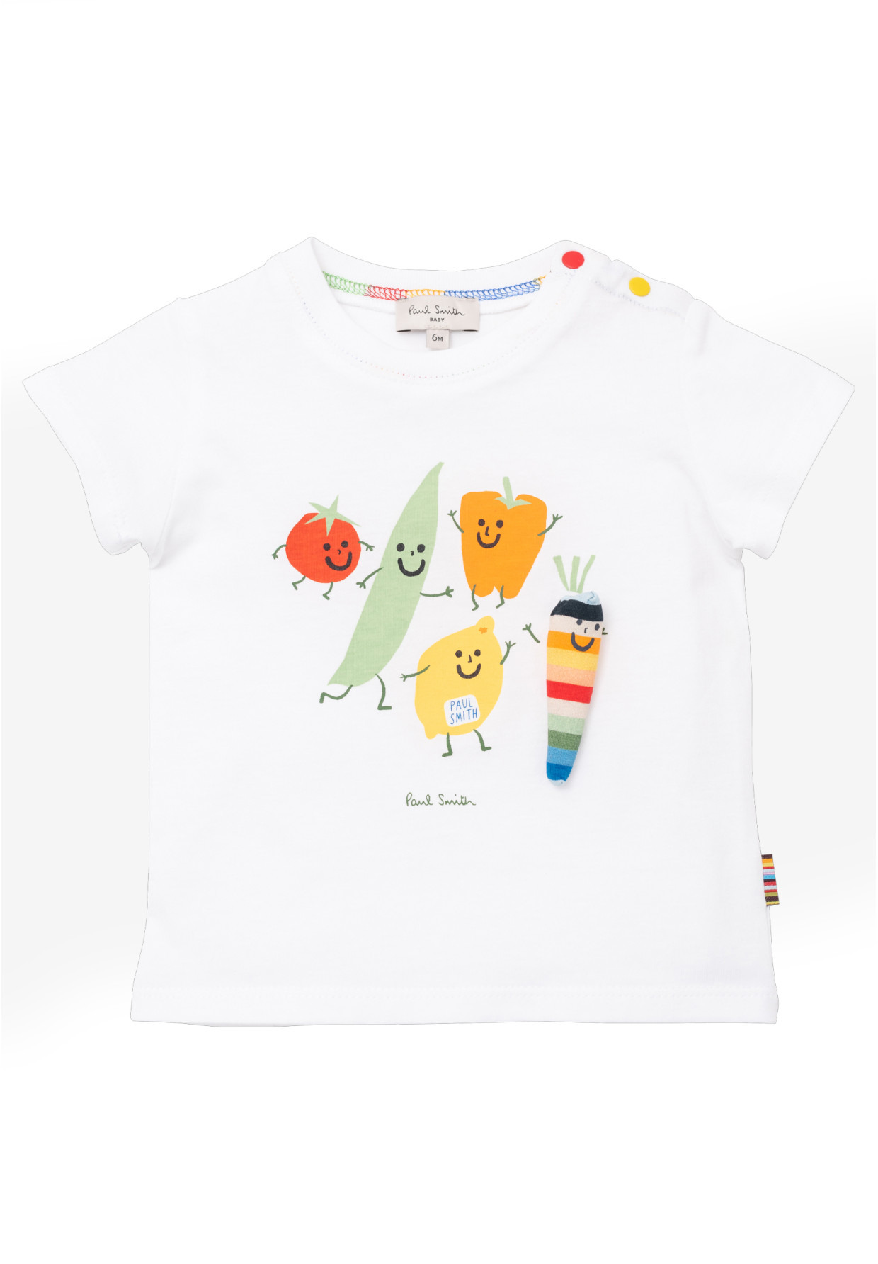 Koszulka Dziecięca Paul Smith Bawełniana T-Shirt Biały