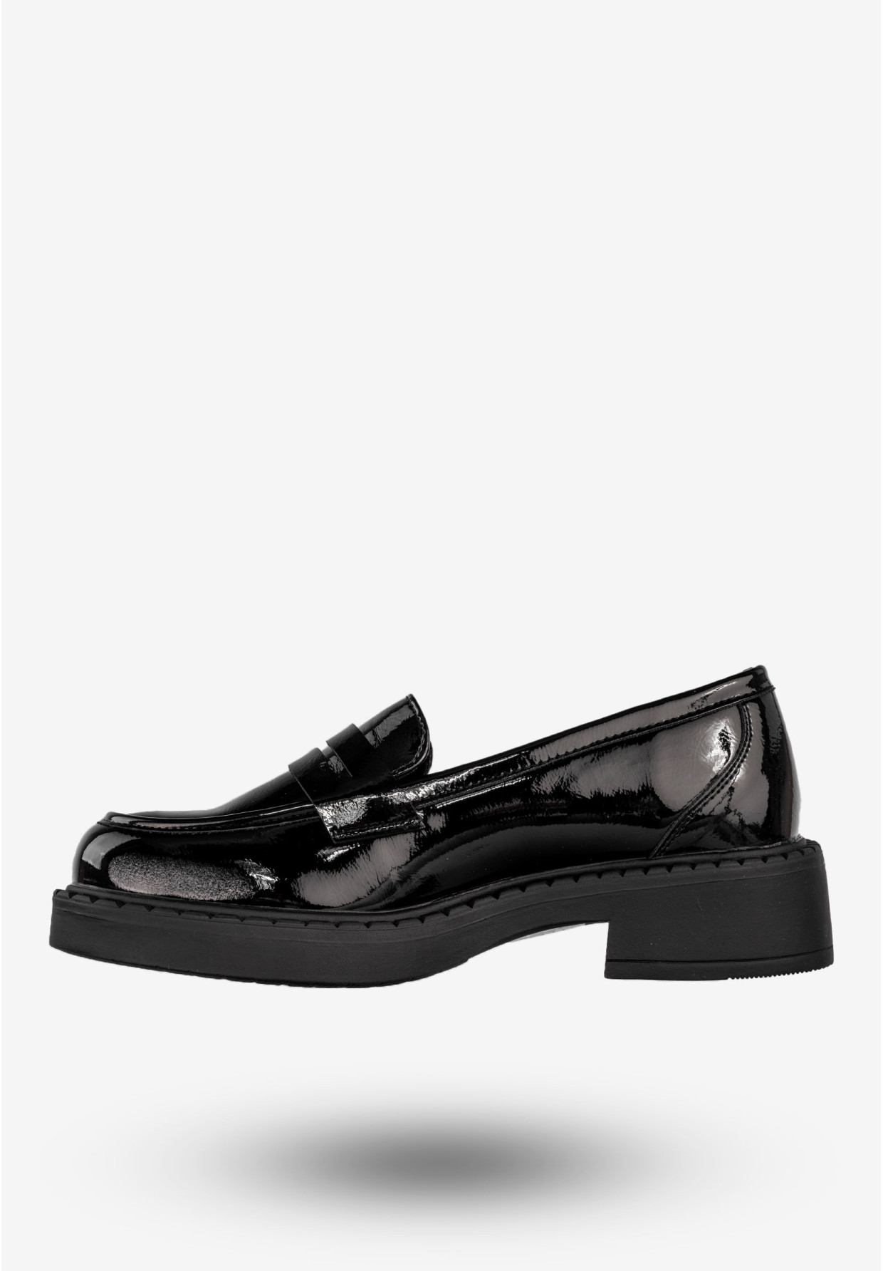 Mokasyny Damskie Buty Eleganckie Półbuty Czarne Potocki 24-12174BKP