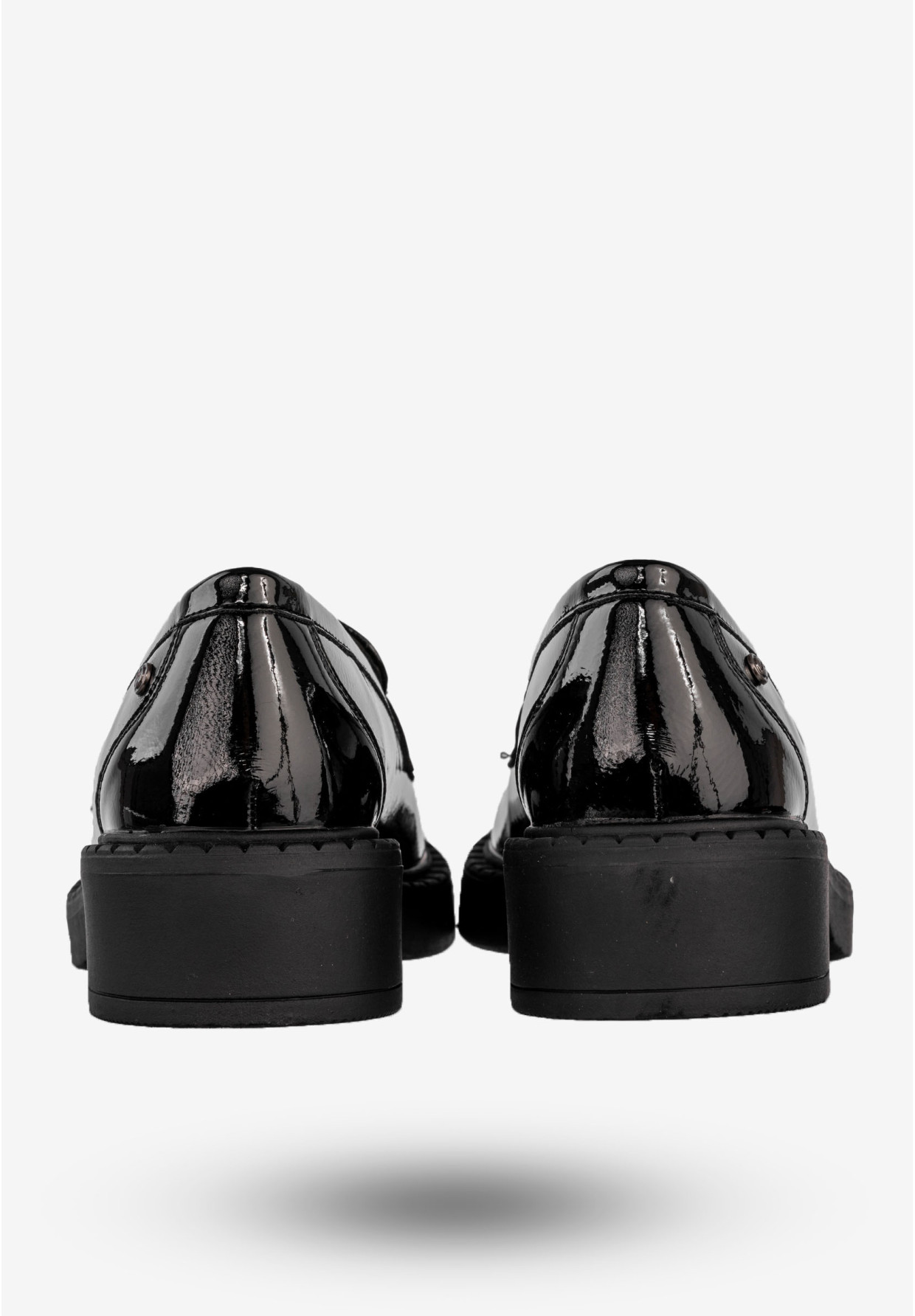 Mokasyny Damskie Buty Eleganckie Półbuty Czarne Potocki 24-12174BKP