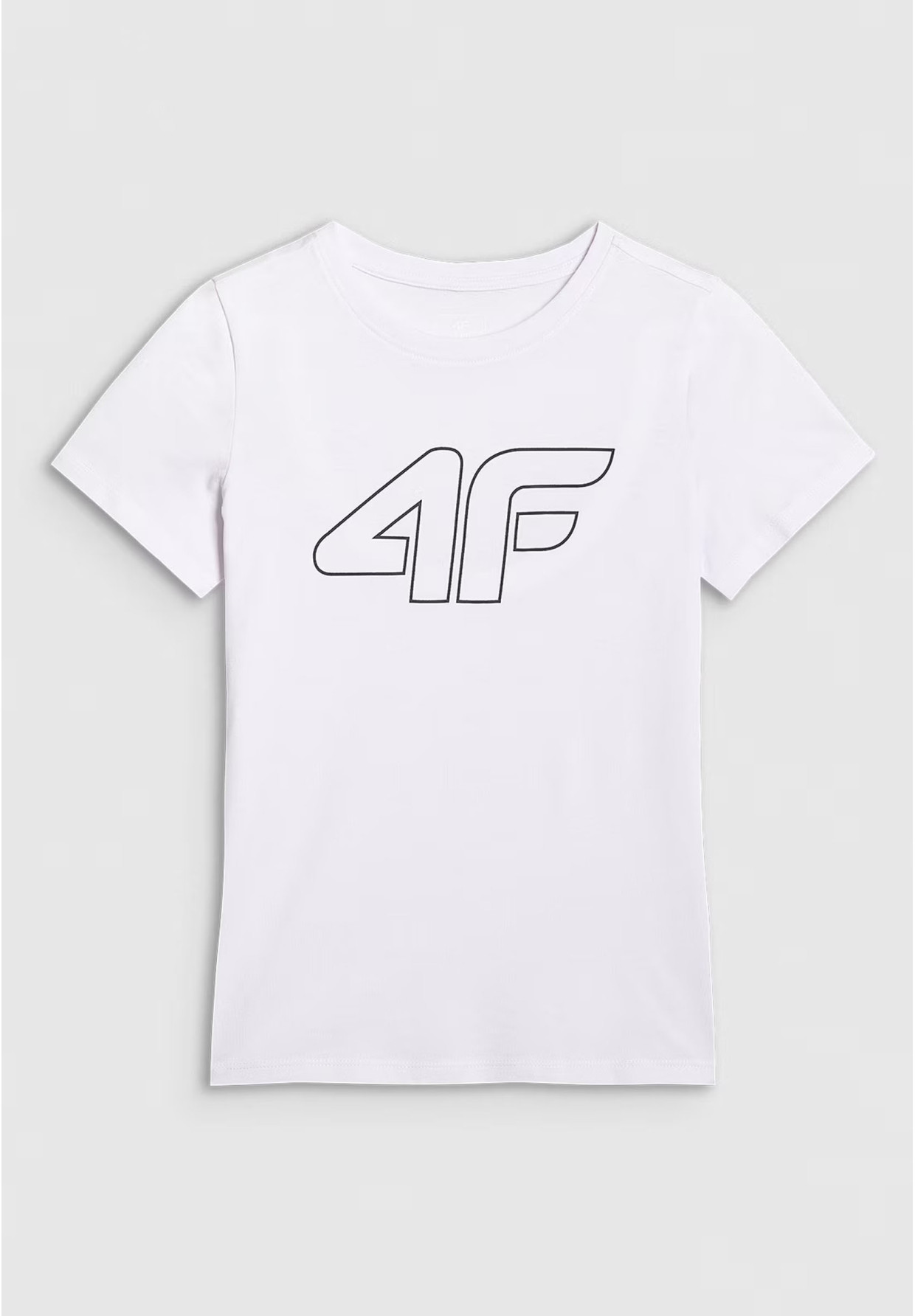Koszulka Dziewczęca 4F Biały T-shirt 4FJWMM00TTSHF2333