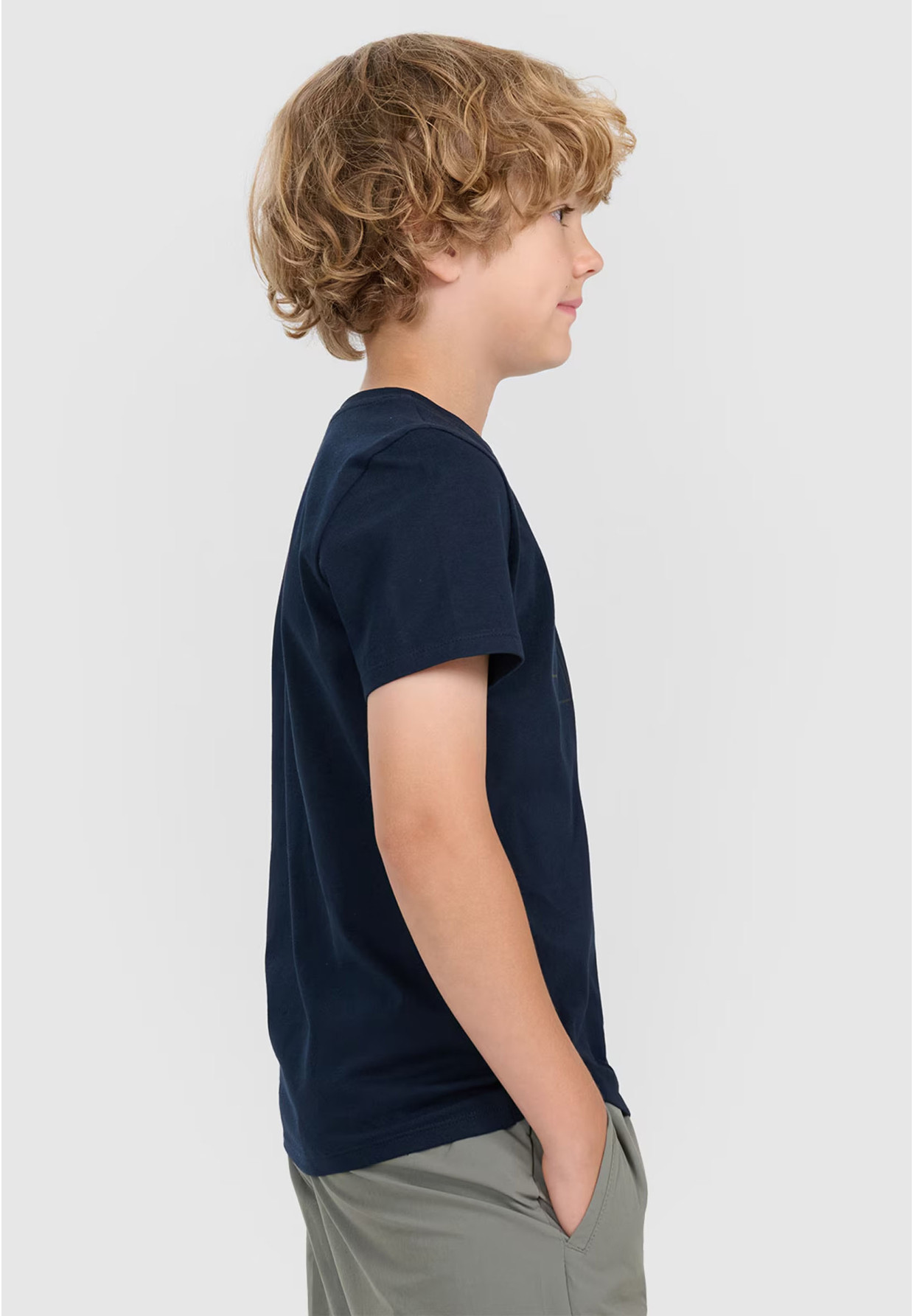 Koszulka Chłopięca 4F T-shirt Z Nadrukiem Granatowa 4FJWMM00TTSHM2331