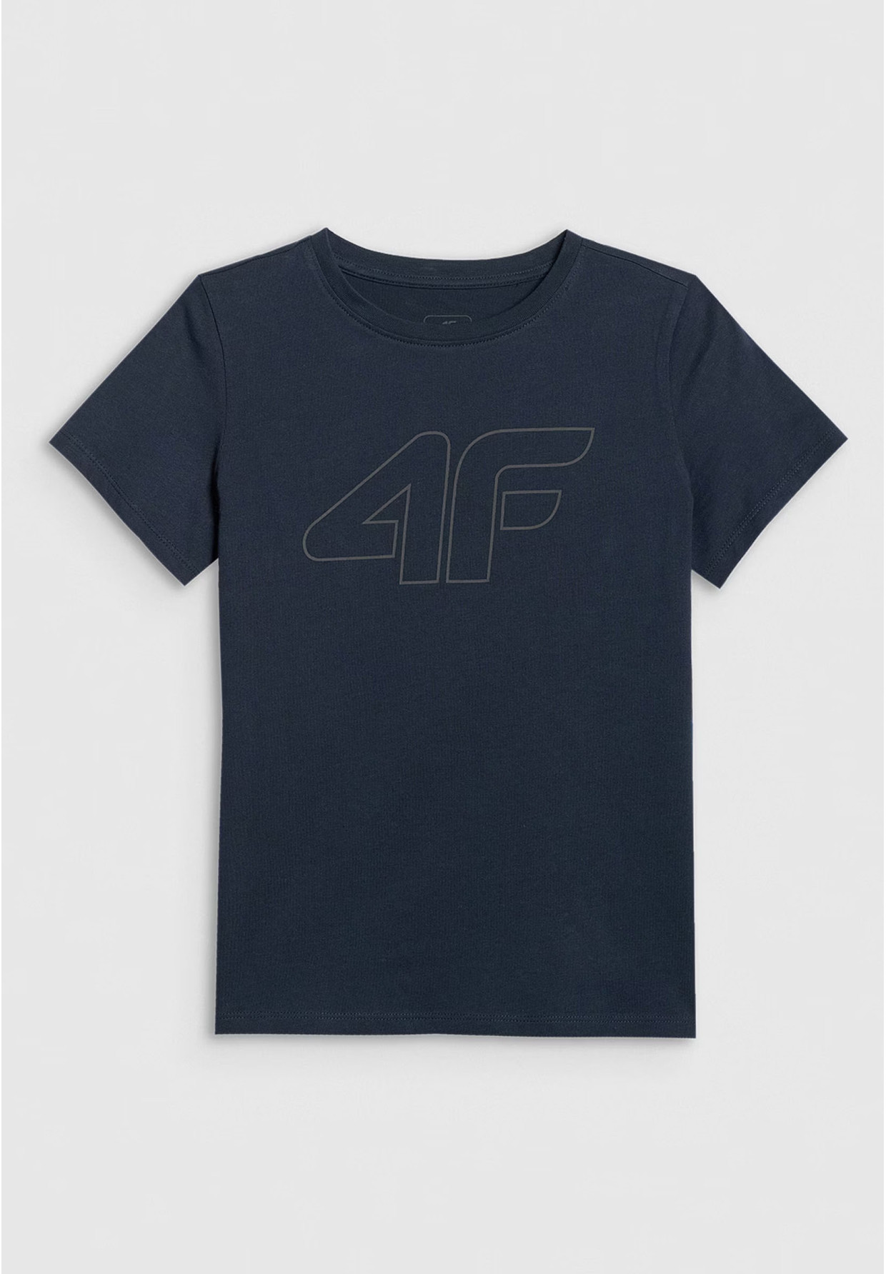 Koszulka Chłopięca 4F T-shirt Z Nadrukiem Granatowa 4FJWMM00TTSHM2331