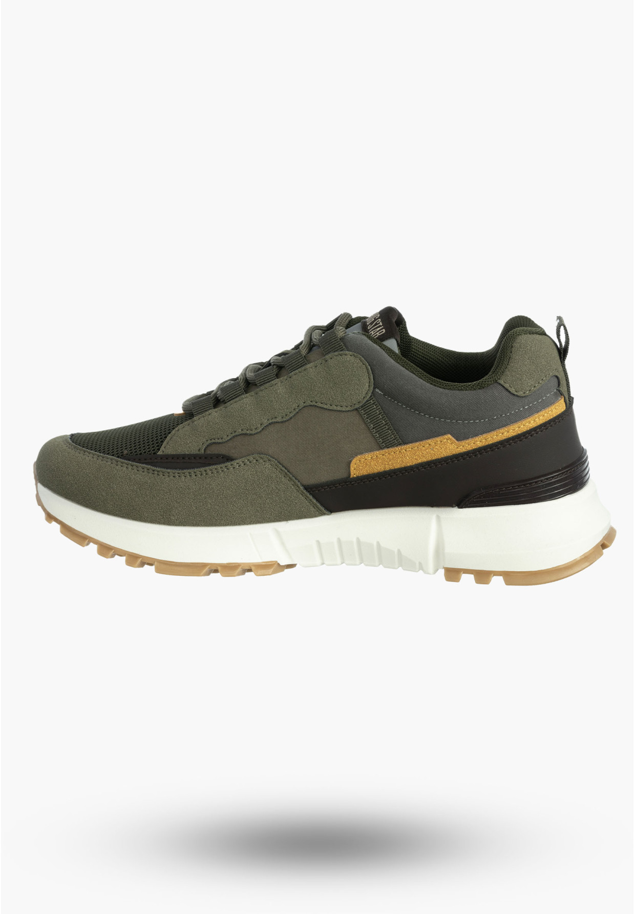 Buty Męskie BIG STAR Sneakersy Sportowe Khaki RR174280