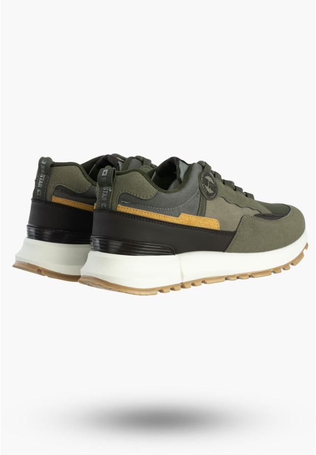 Buty Męskie BIG STAR Sneakersy Sportowe Khaki RR174280