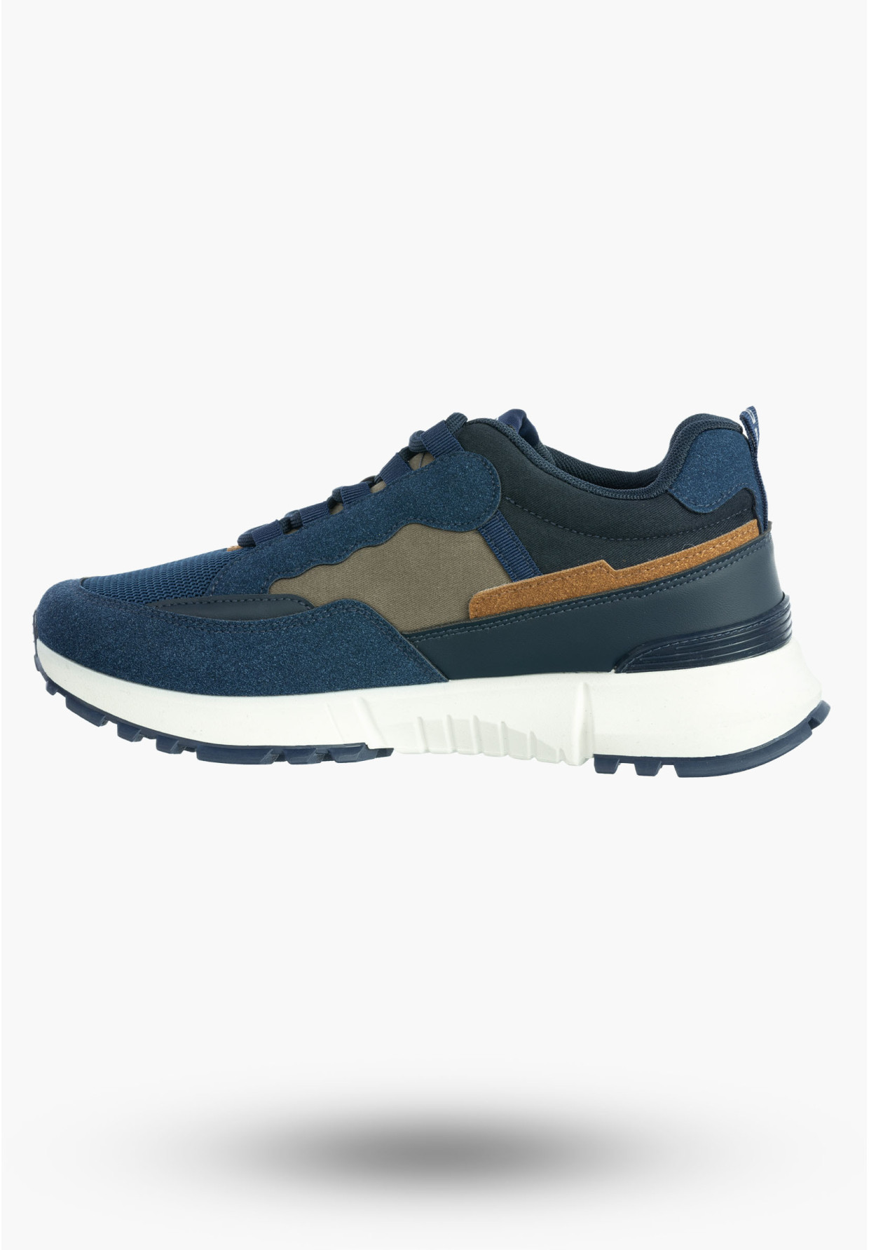 Buty Męskie BIG STAR Sneakersy Sportowe Granatowe RR174279