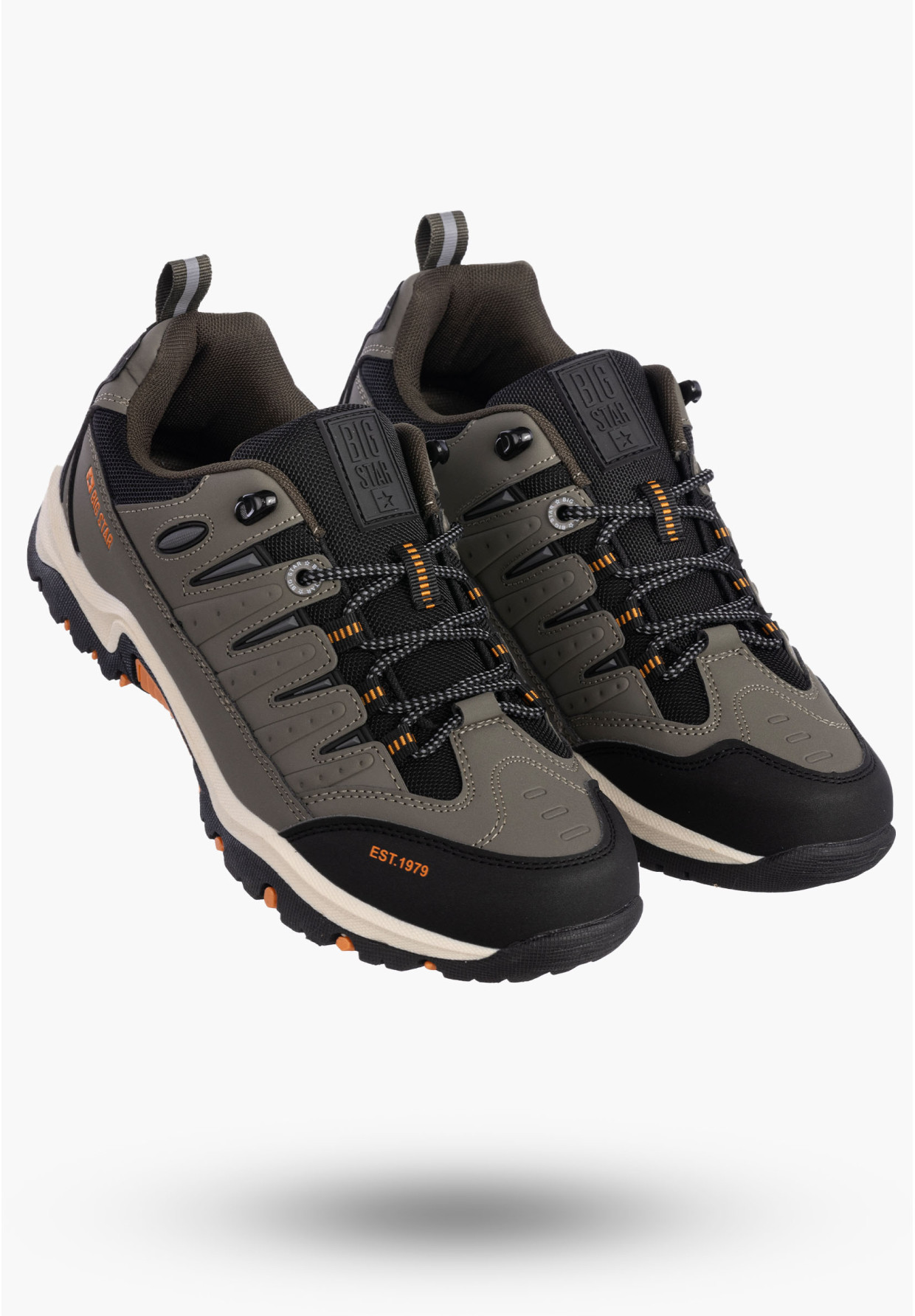 Buty Męskie BIG STAR Sneakersy Sportowe Khaki RR174072