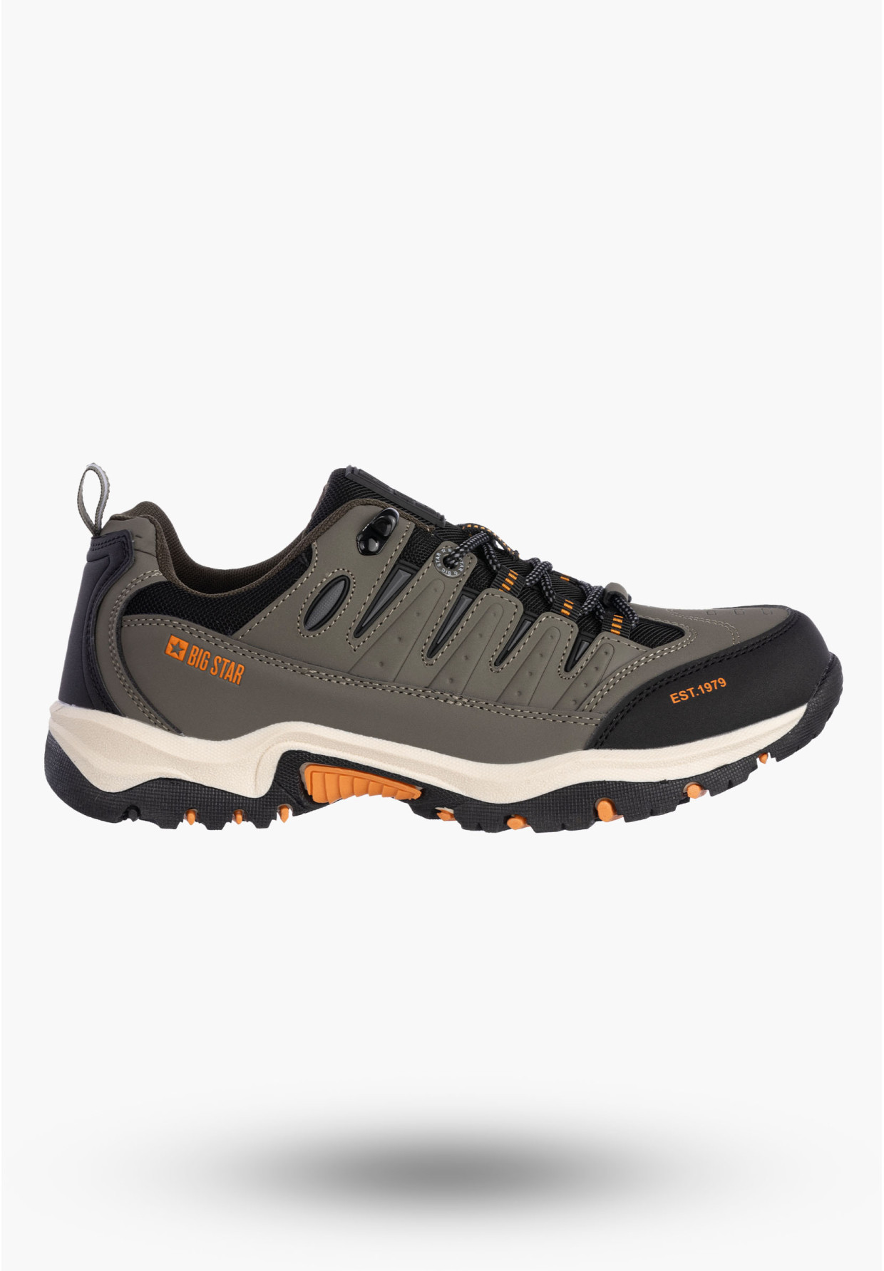 Buty Męskie BIG STAR Sneakersy Sportowe Khaki RR174072