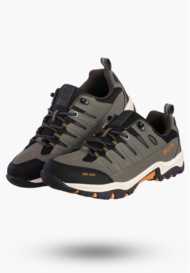 Buty Męskie BIG STAR Sneakersy Sportowe Khaki RR174072
