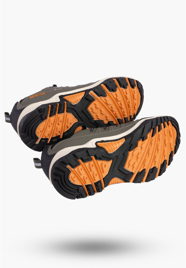 Buty Męskie BIG STAR Sneakersy Sportowe Khaki RR174072
