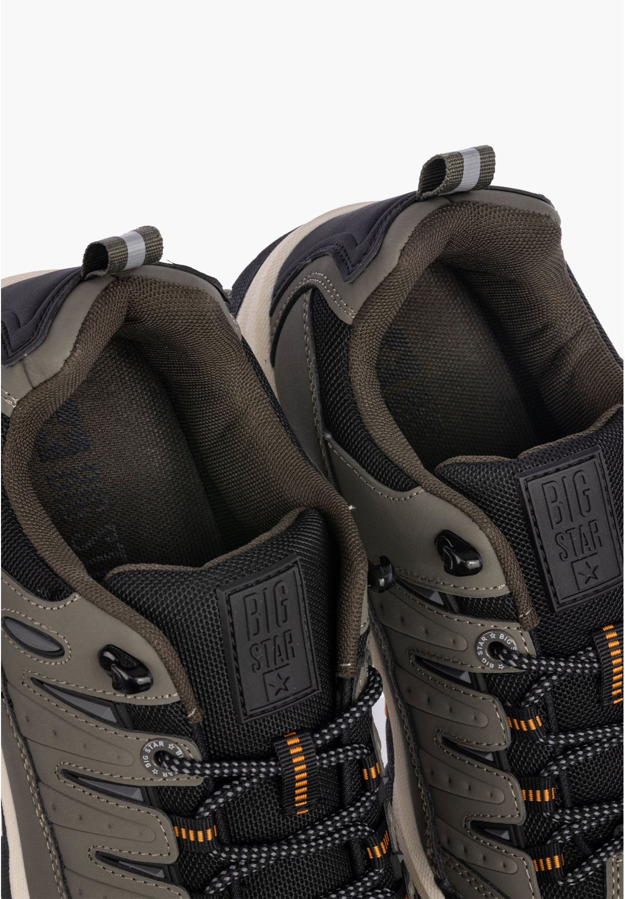 Buty Męskie BIG STAR Sneakersy Sportowe Khaki RR174072