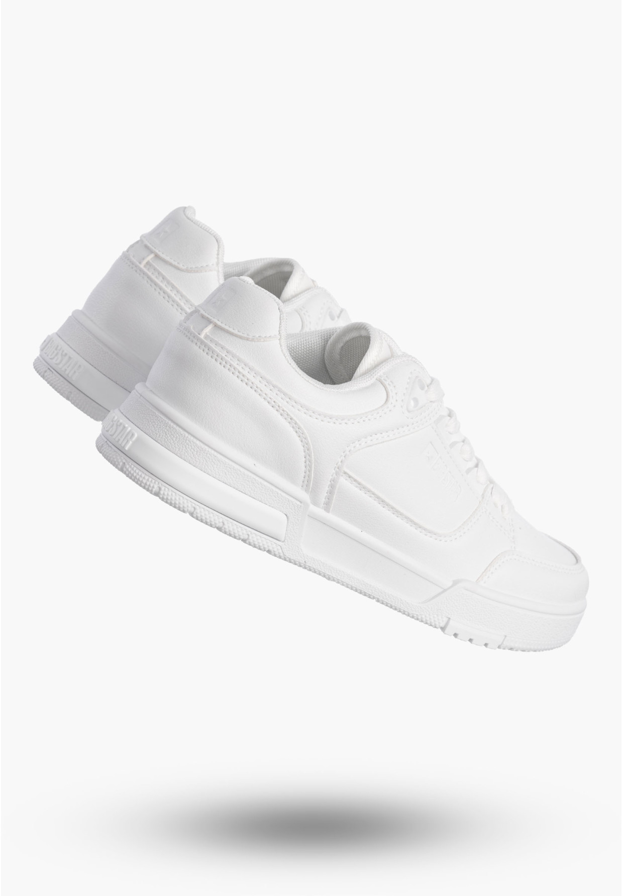 Sneakersy Damskie BIG STAR Buty Sportowe Białe Eko Skóra OO274A549