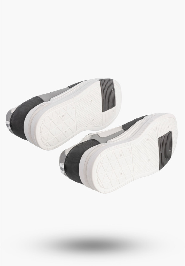 Sneakersy Damskie BIG STAR Buty Sportowe Białe Szare OO274A152