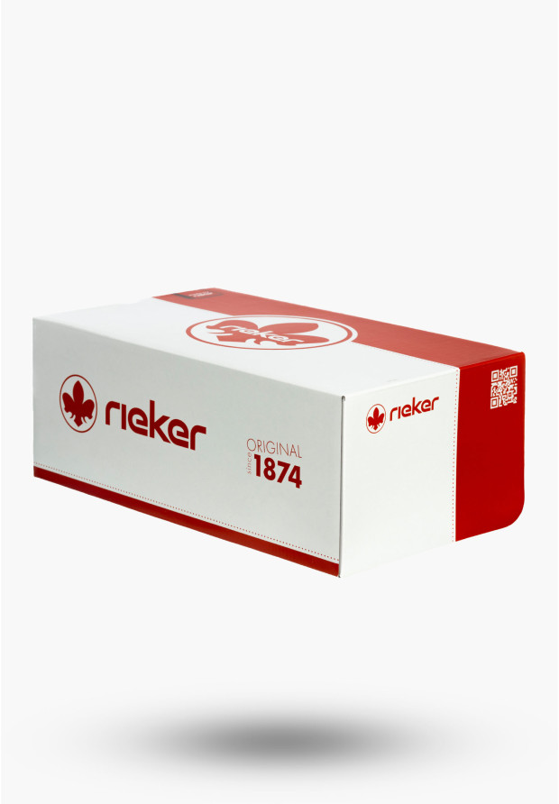 Buty Męskie RIEKER Półbuty Skórzane Eleganckie Czarne 14642-00