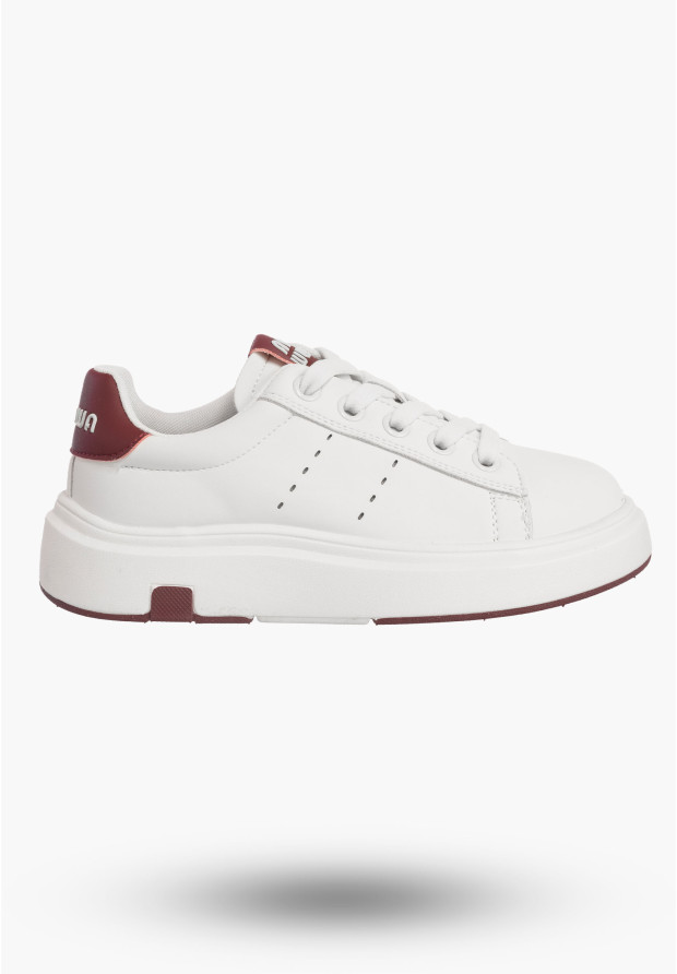 Buty Chłopięce Trampki Białe Sneakersy Wsuwane Dziecięce B5778P