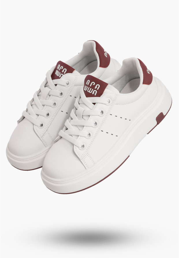 Buty Chłopięce Trampki Białe Sneakersy Wsuwane Dziecięce B5778P