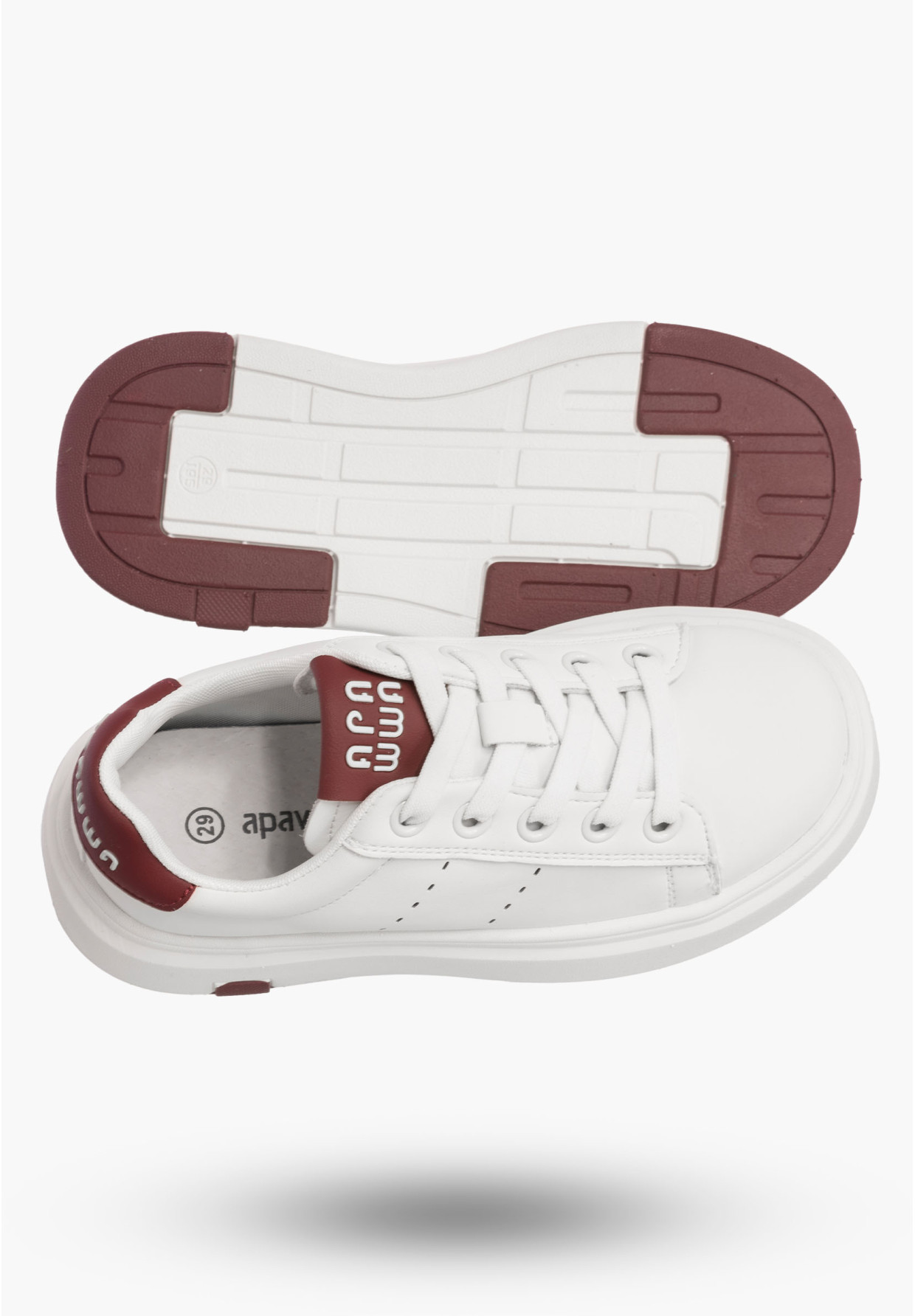Buty Chłopięce Trampki Białe Sneakersy Wsuwane Dziecięce B5778P