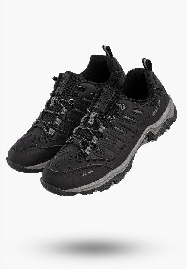 Buty Męskie BIG STAR Sneakersy Sportowe Czarne RR174074