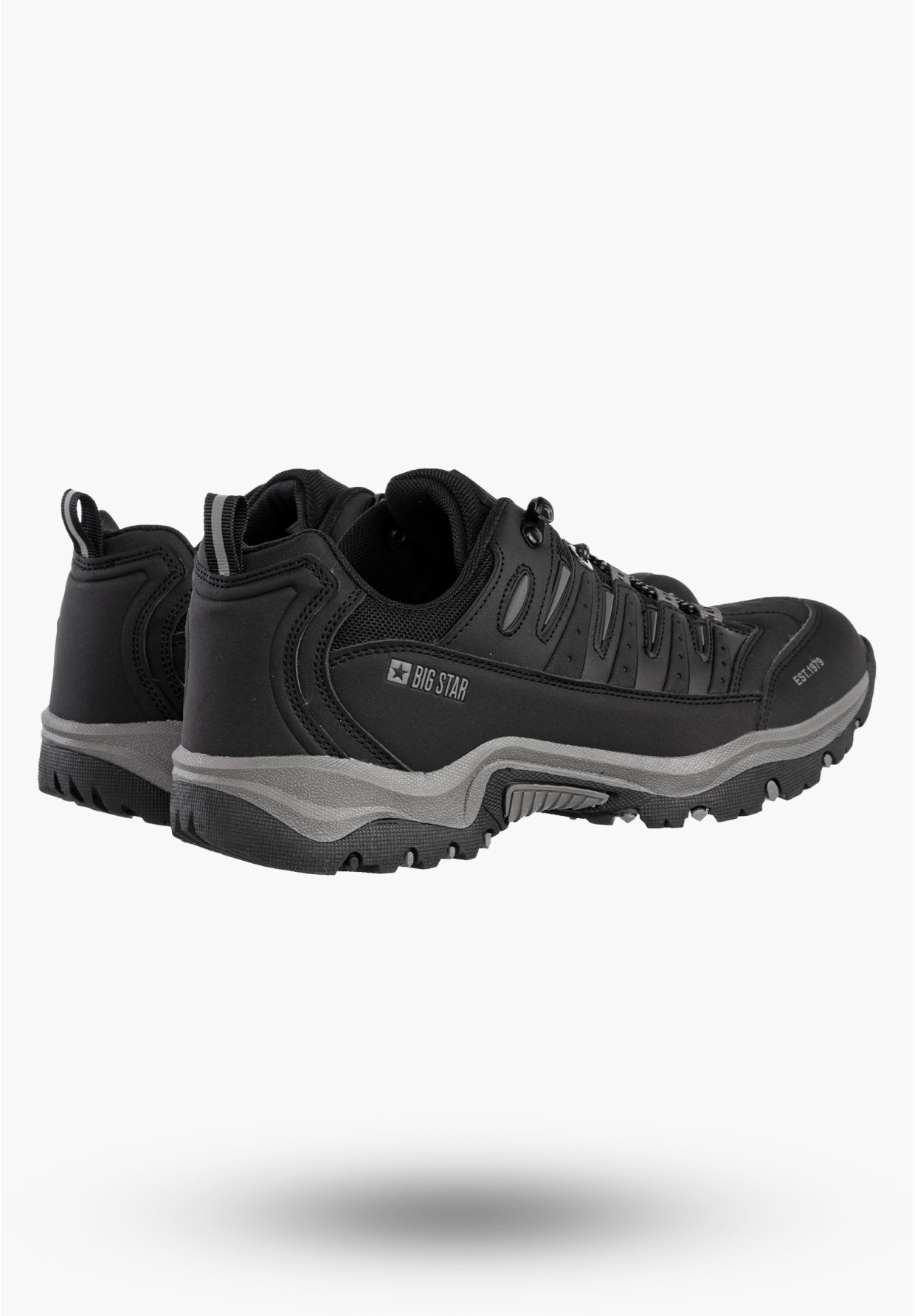 Buty Męskie BIG STAR Sneakersy Sportowe Czarne RR174074