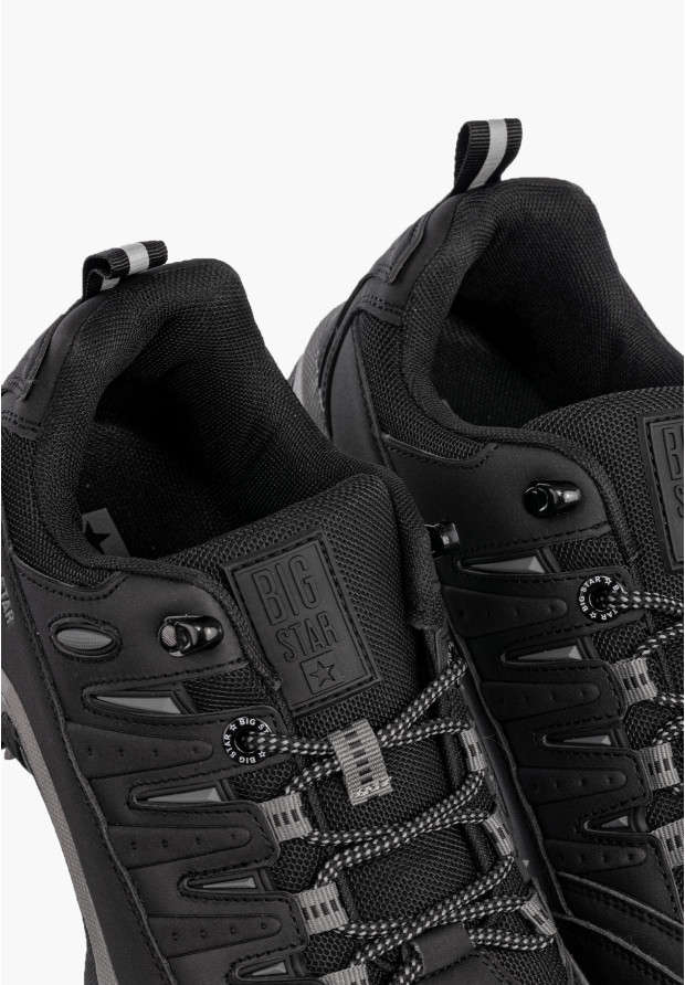 Buty Męskie BIG STAR Sneakersy Sportowe Czarne RR174074