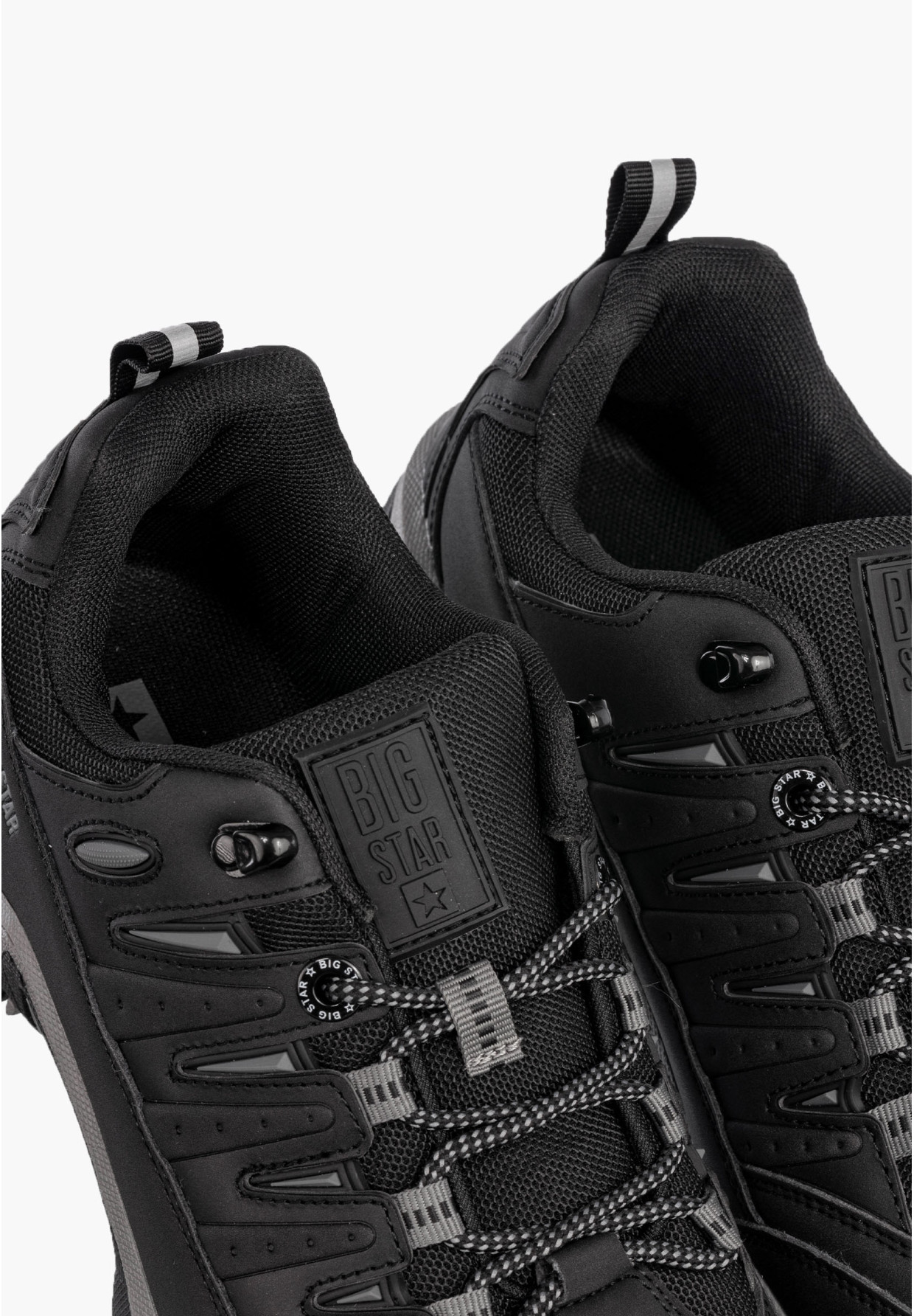 Buty Męskie BIG STAR Sneakersy Sportowe Czarne RR174074