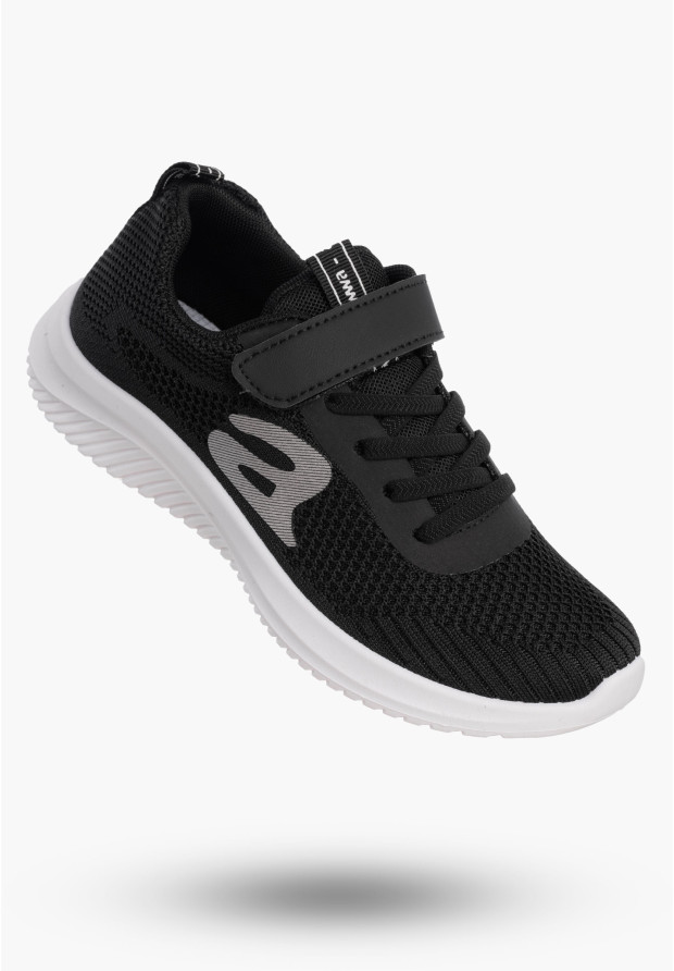 Czarne buty sportowe dziecięce Apawwa Z394.