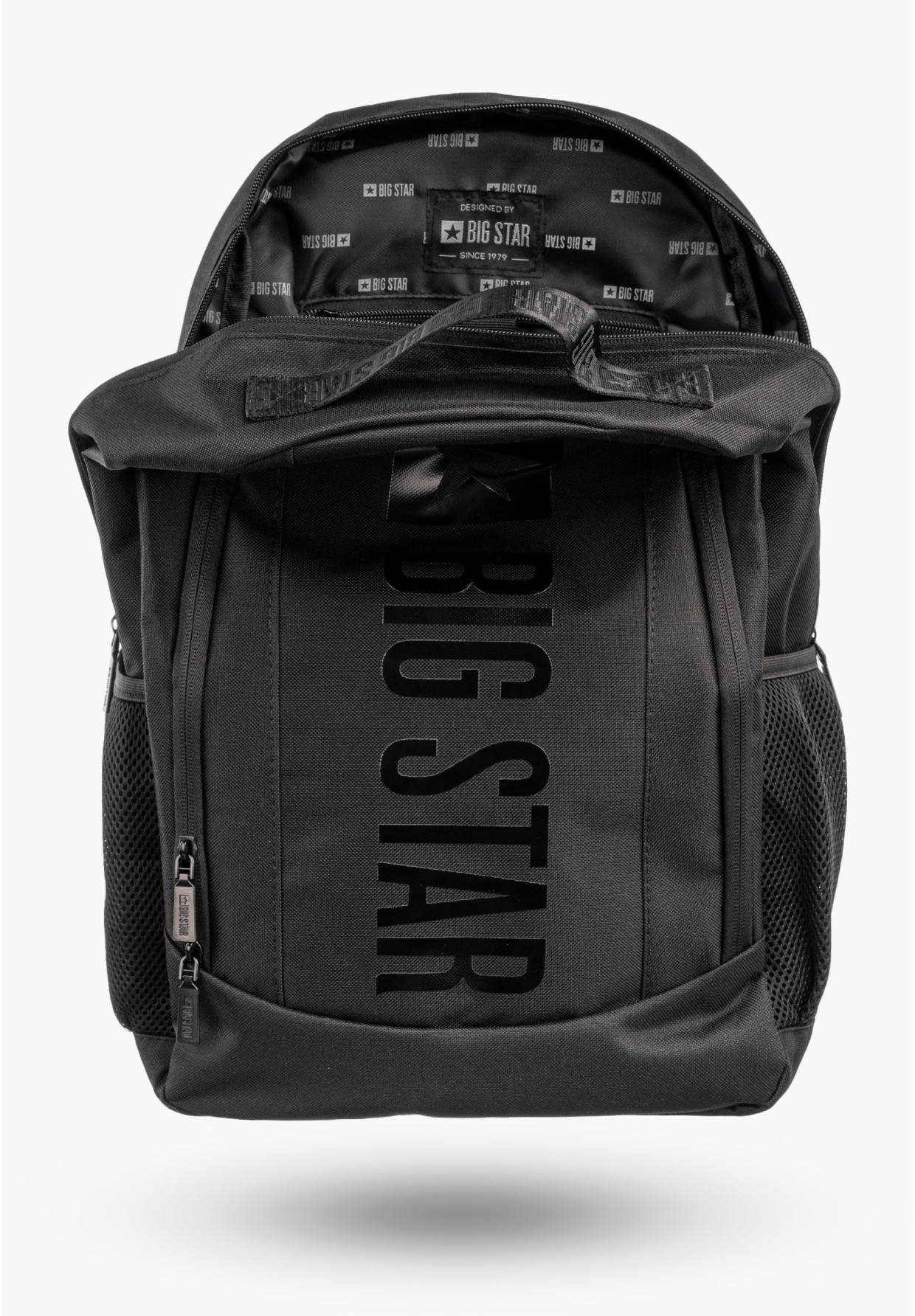 Plecak Sportowy BIG STAR Funkcjonalny Turystyczny Wygodny Czarny RR574146